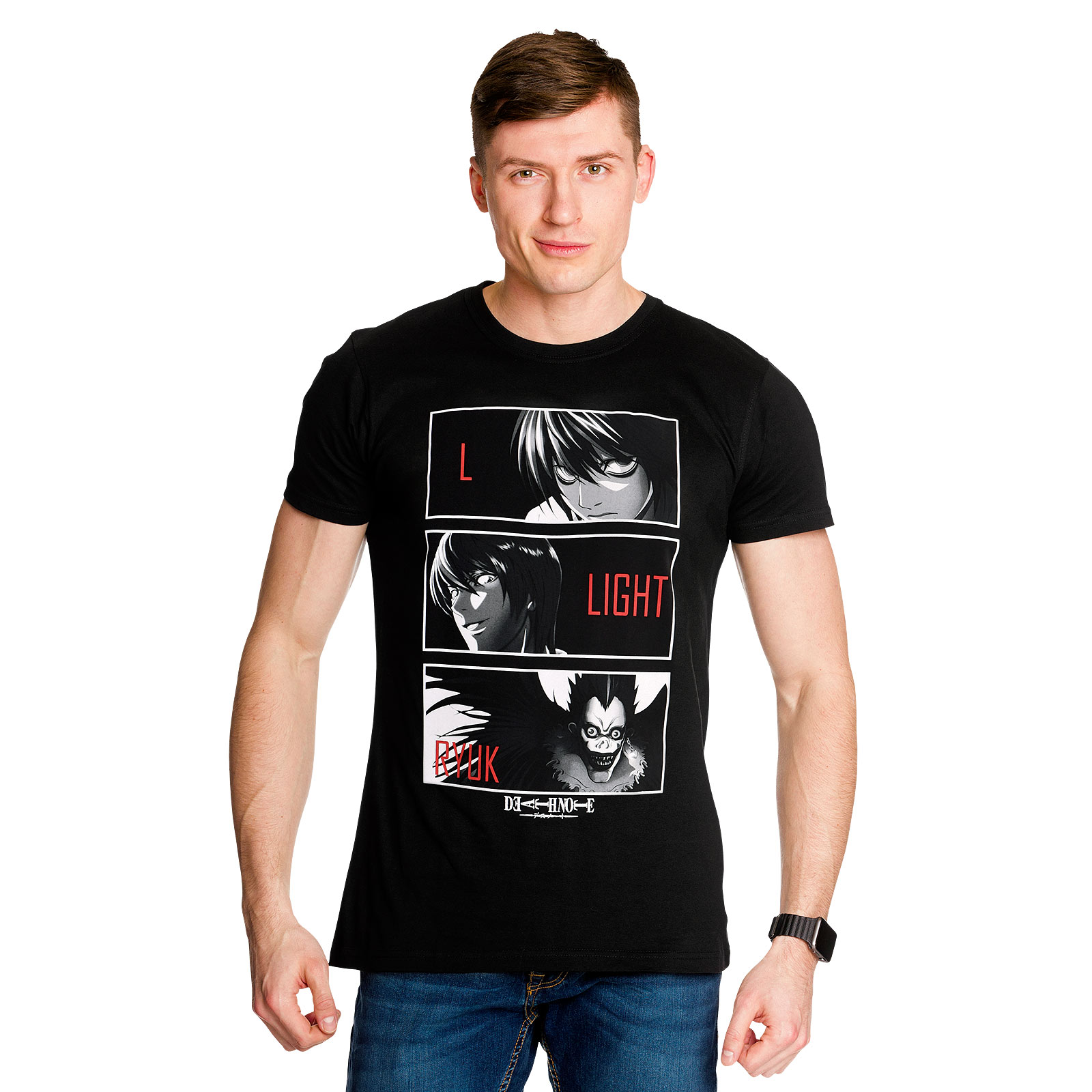 Death Note - Characters T-Shirt schwarz