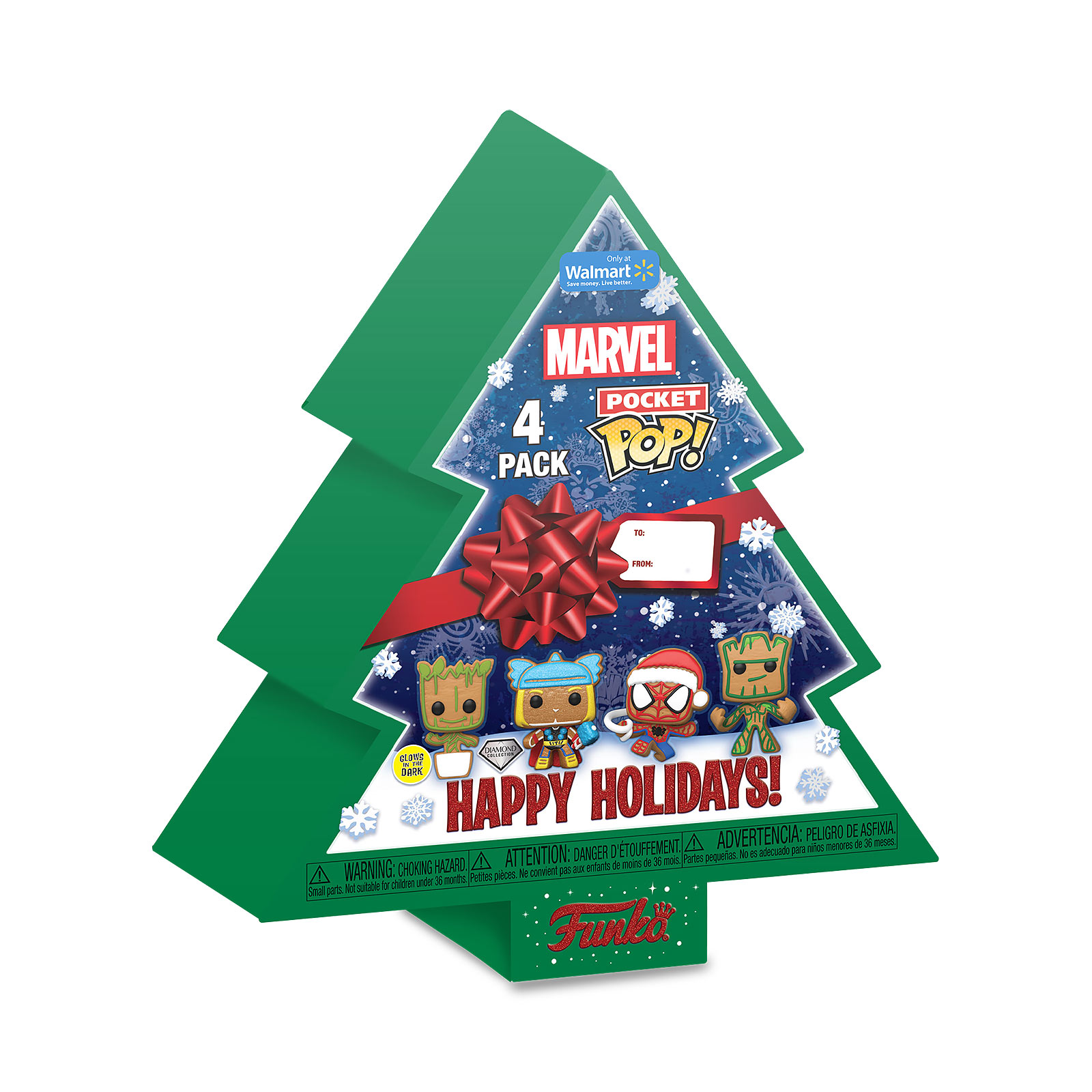 Marvel - Happy Holidays Pocket Figuren 4er Set