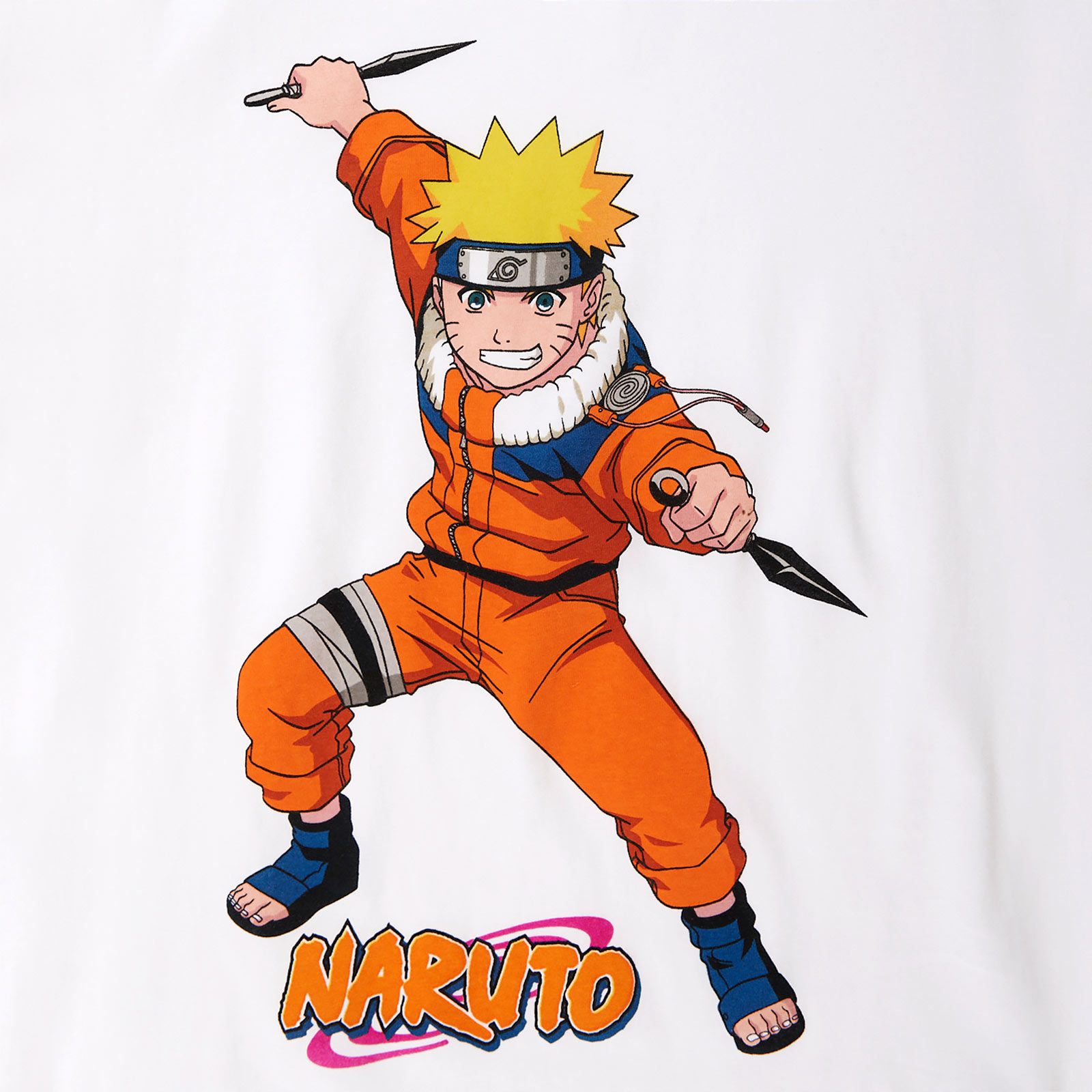Naruto Uzumaki Character T-Shirt Damen weiß