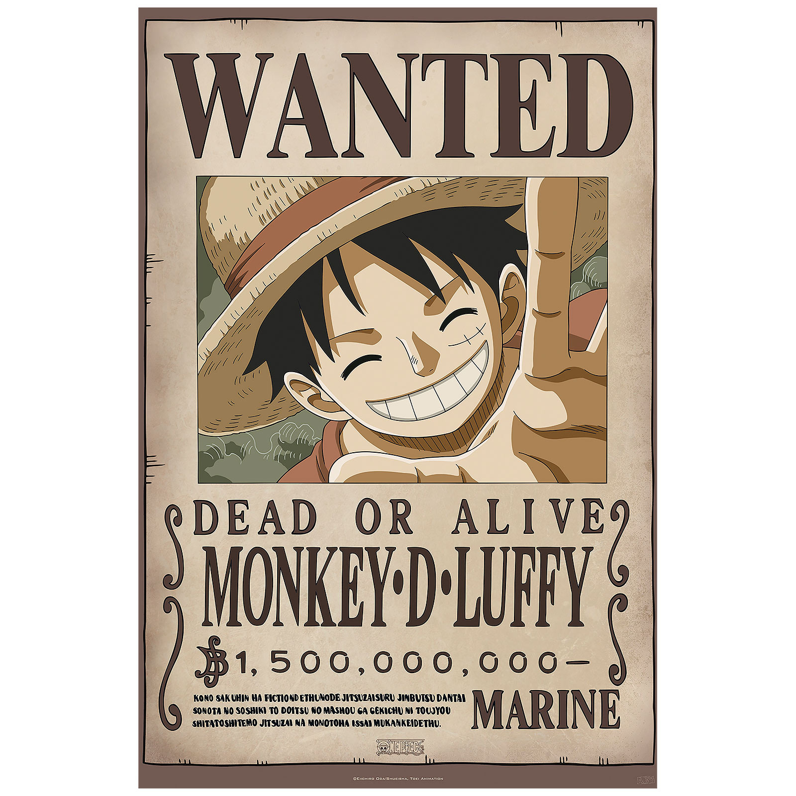 One Piece Langbahnposter Luffy's Crew Strohhut Piraten Türposter 53 x 158 cm 