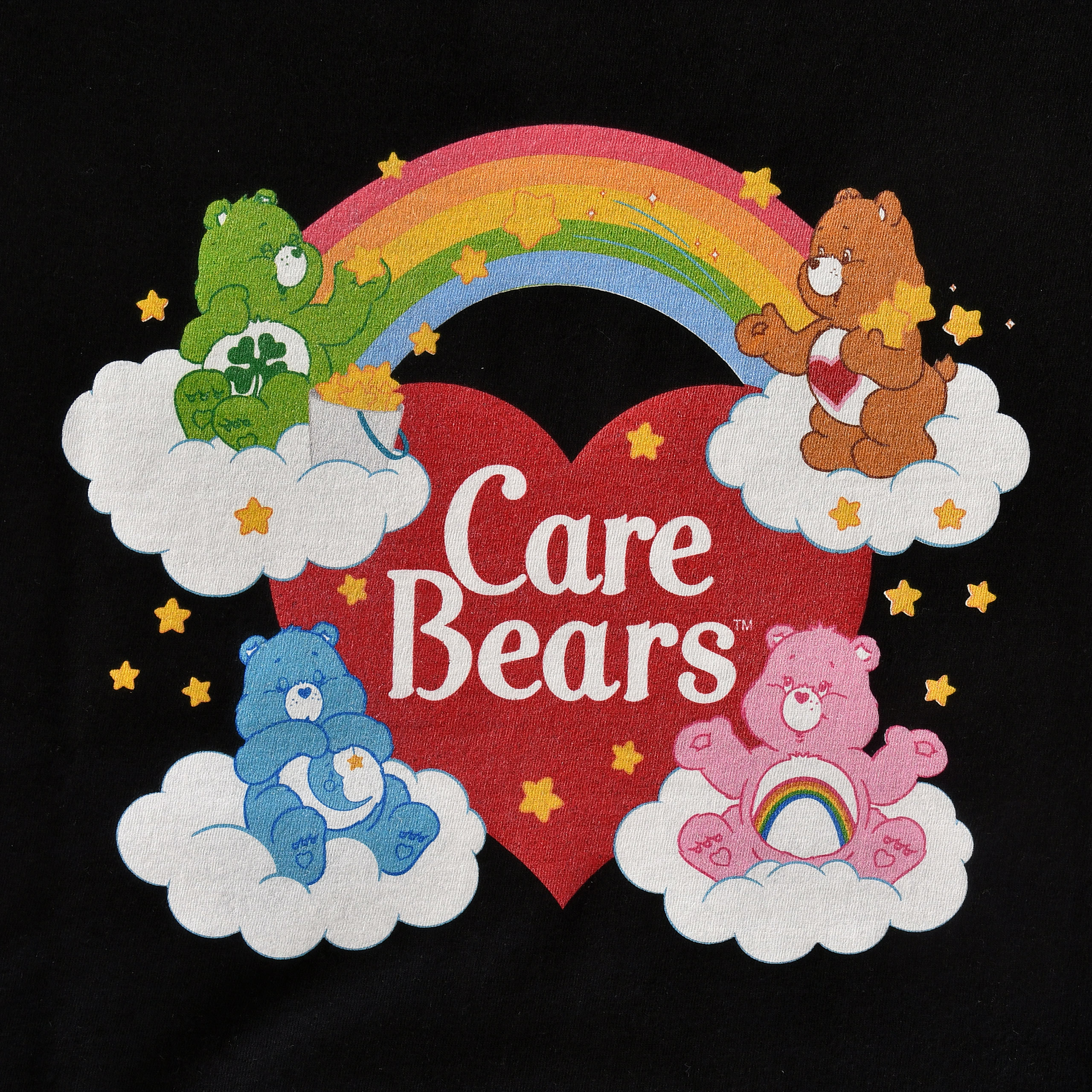 Die Glücksbärchis - Bears and Rainbow T-Shirt Damen schwarz