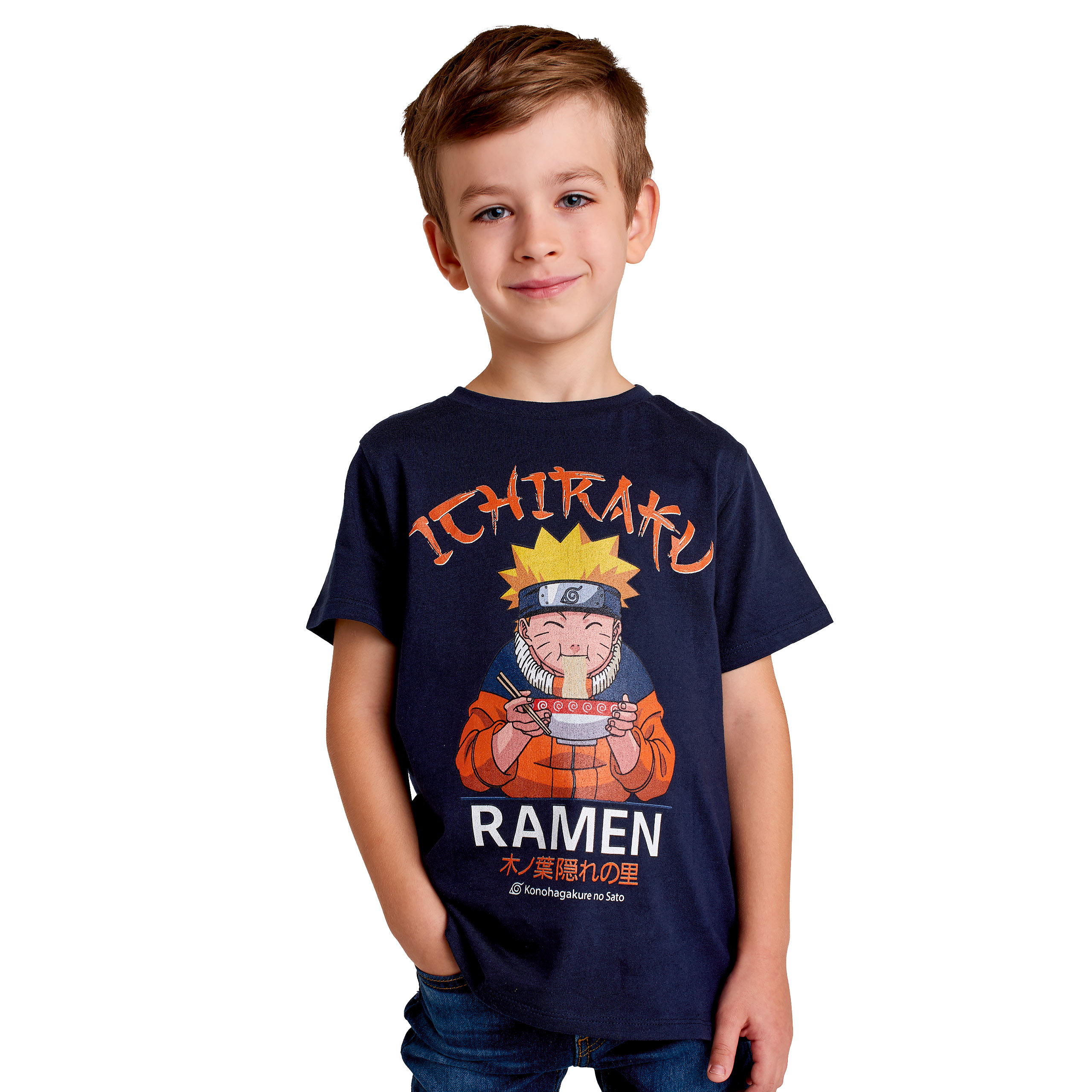 Naruto - Ichiraku Ramen T-Shirt Kinder blau