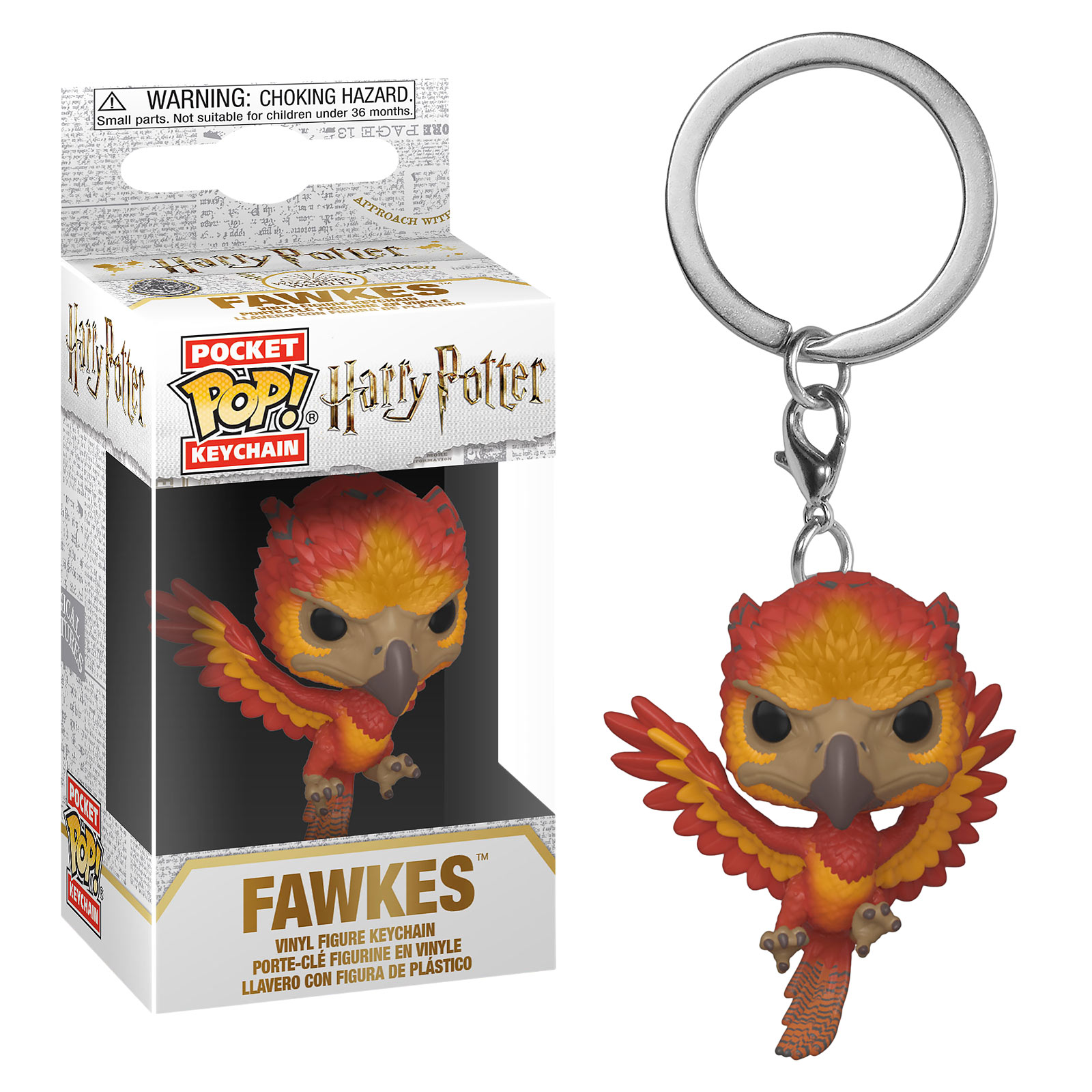 Harry Potter - Fawkes Funko Pop Schlüsselanhänger
