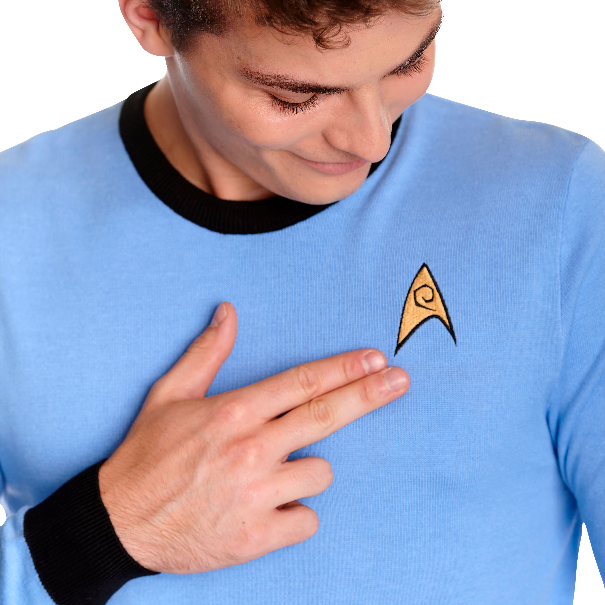 Star Trek - Mister Spock Uniform Strickpullover blau