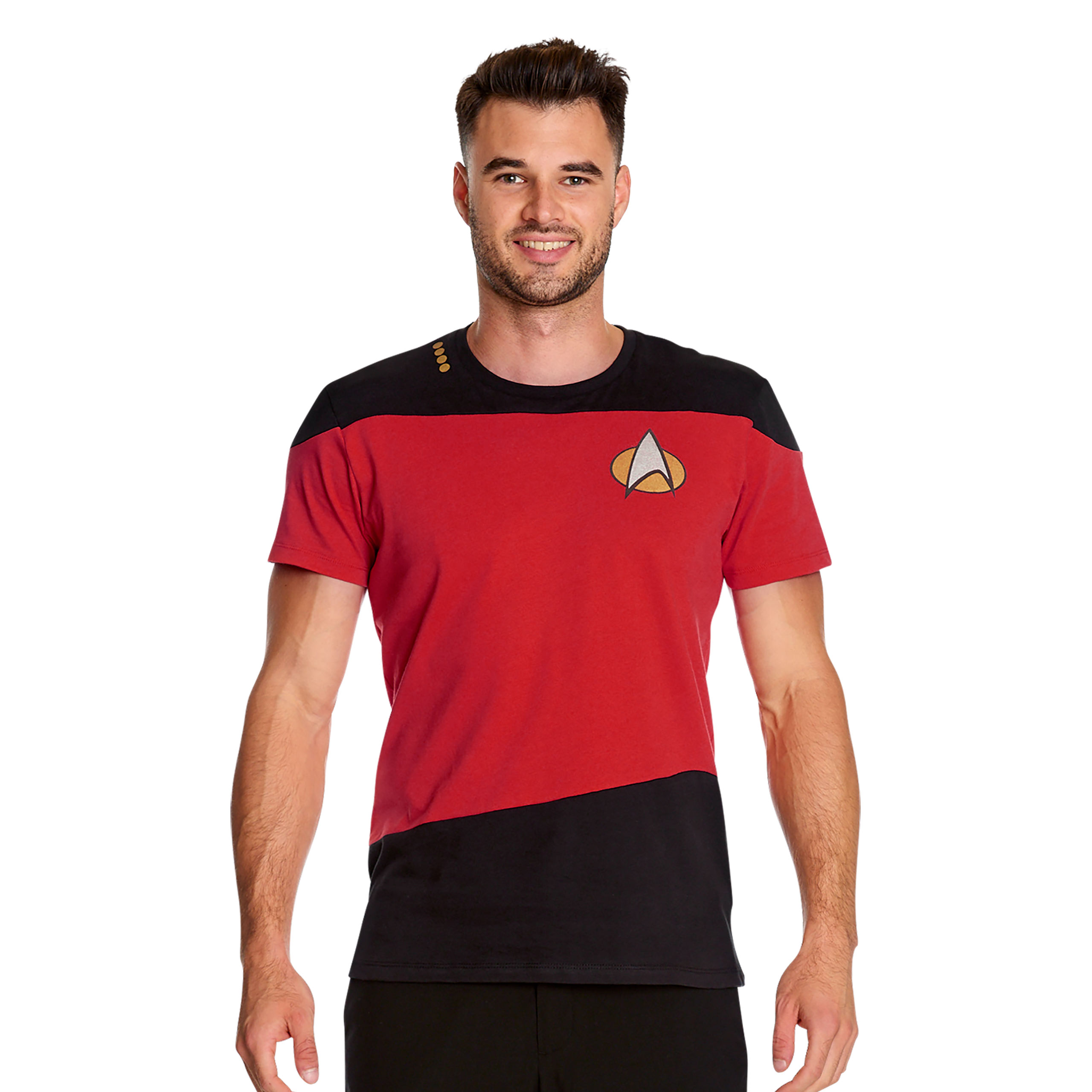 The Next Generation Uniform T-Shirt rot - Star Trek