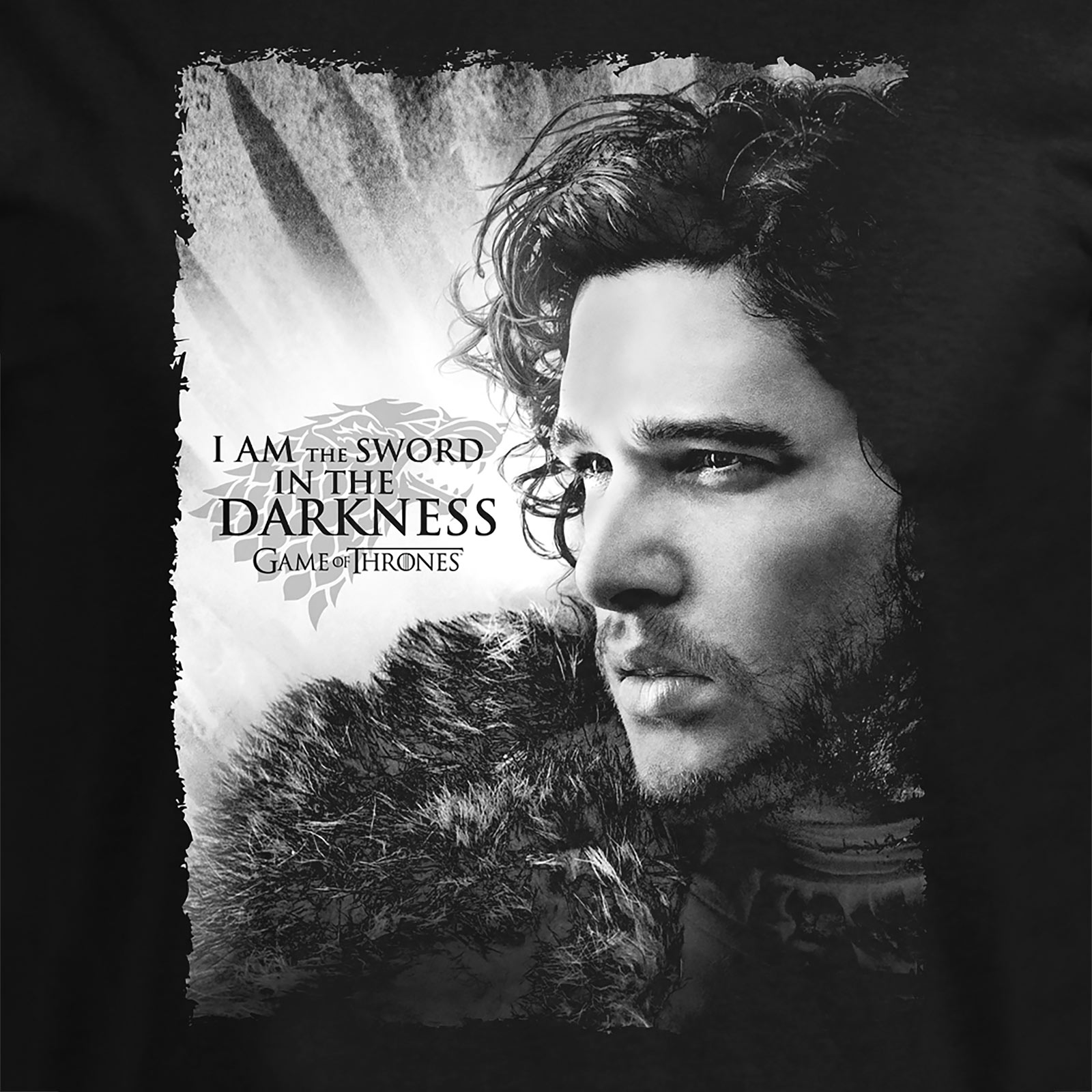 Game of Thrones - Jon Snow Sword in Darkness T-Shirt schwarz