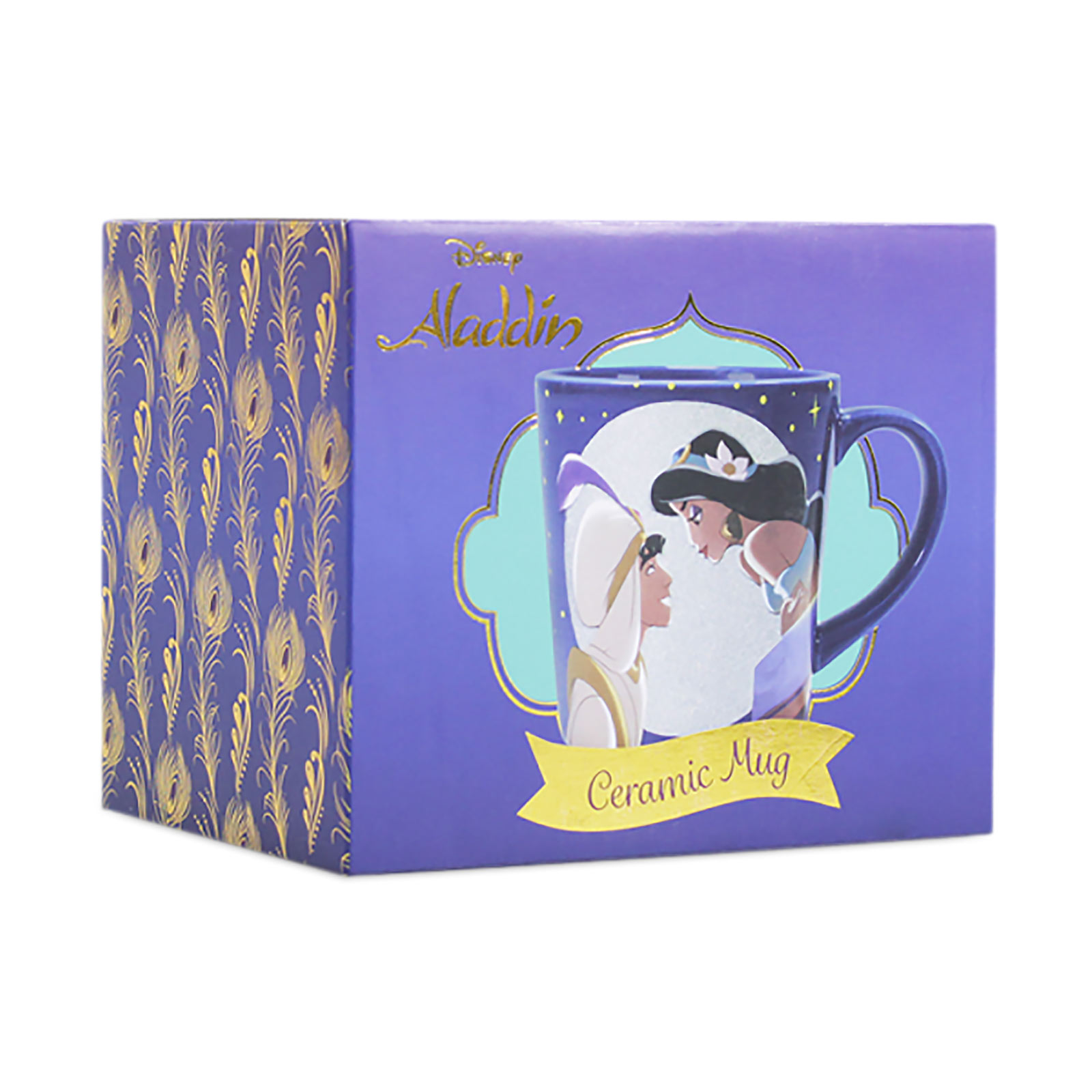 Aladdin und Jasmin Glitter Tasse