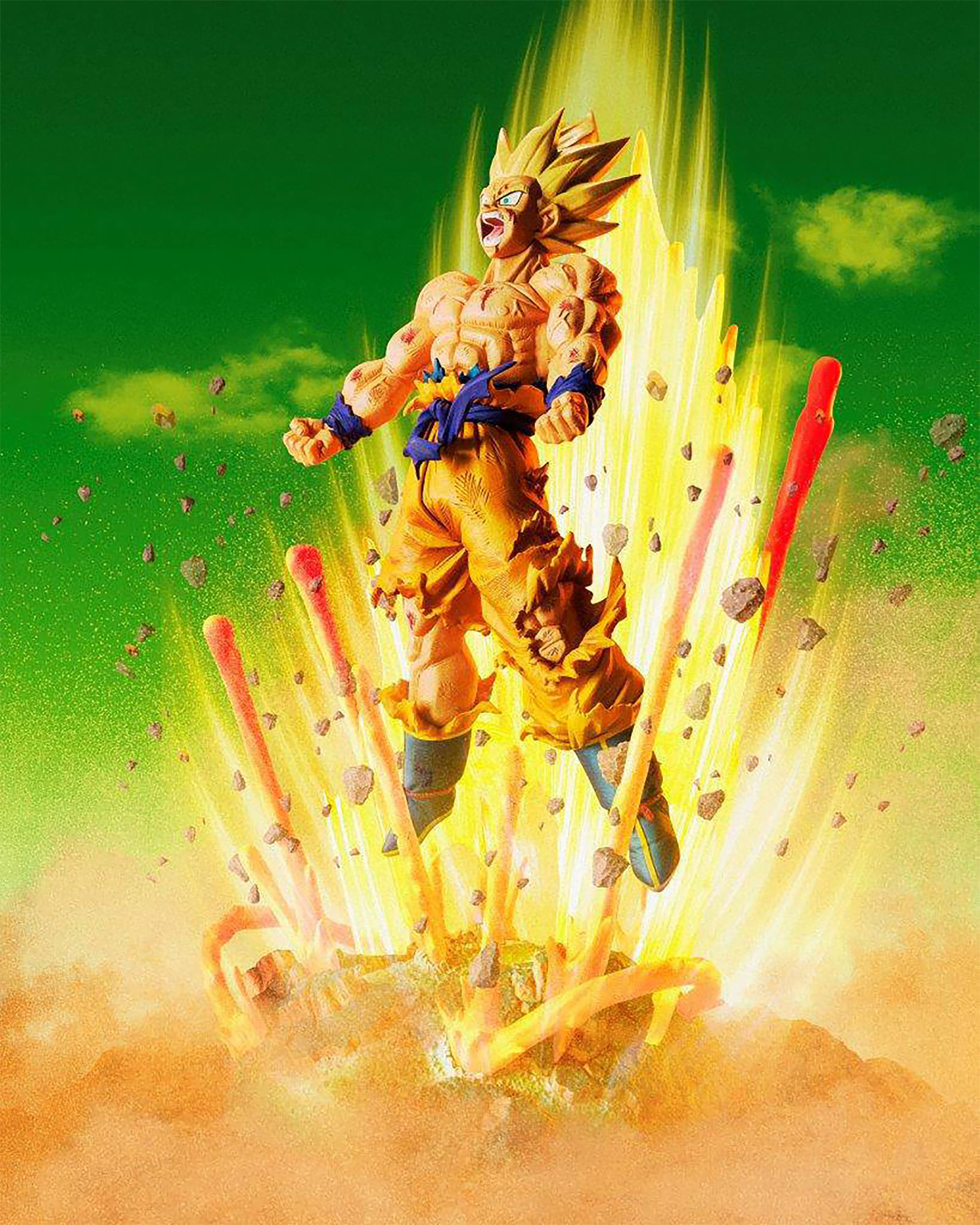 Dragon Ball Z - Super Saiyan Son Goku Statue