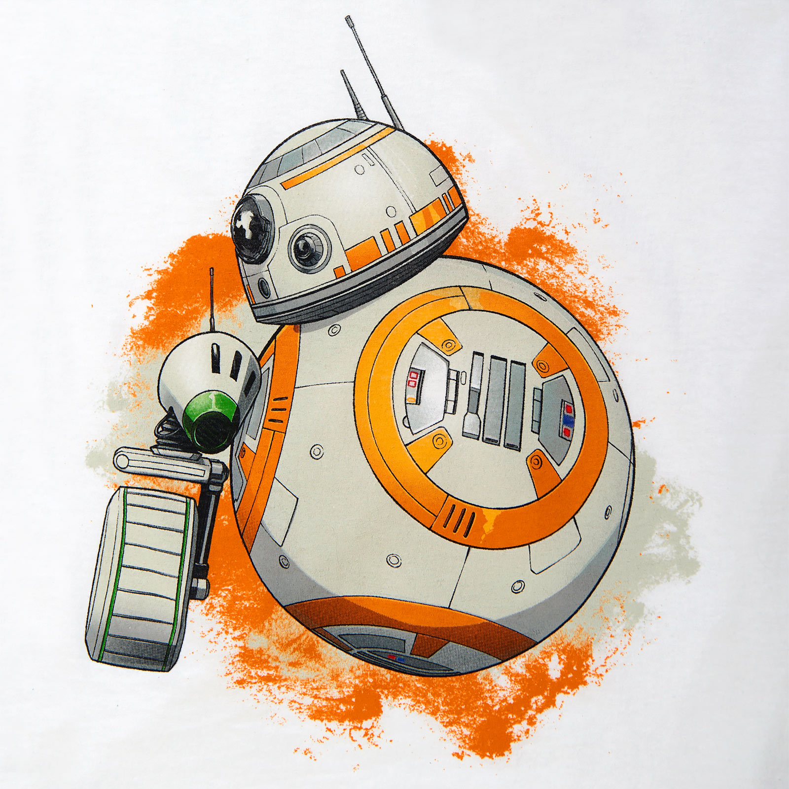 Star Wars - Rolling Droids T-Shirt Damen weiß