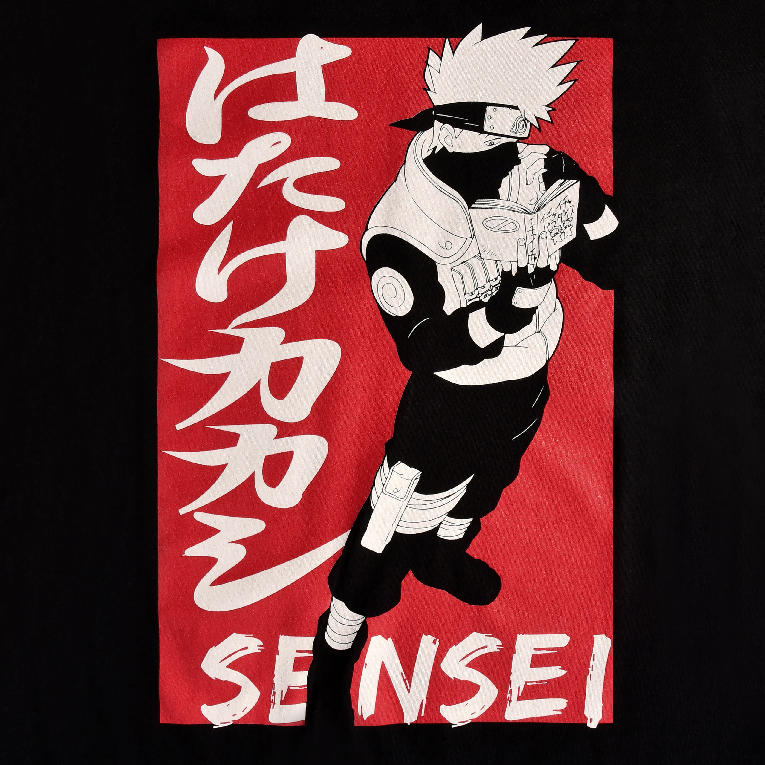 Naruto - Kakashi Sensei T-Shirt schwarz