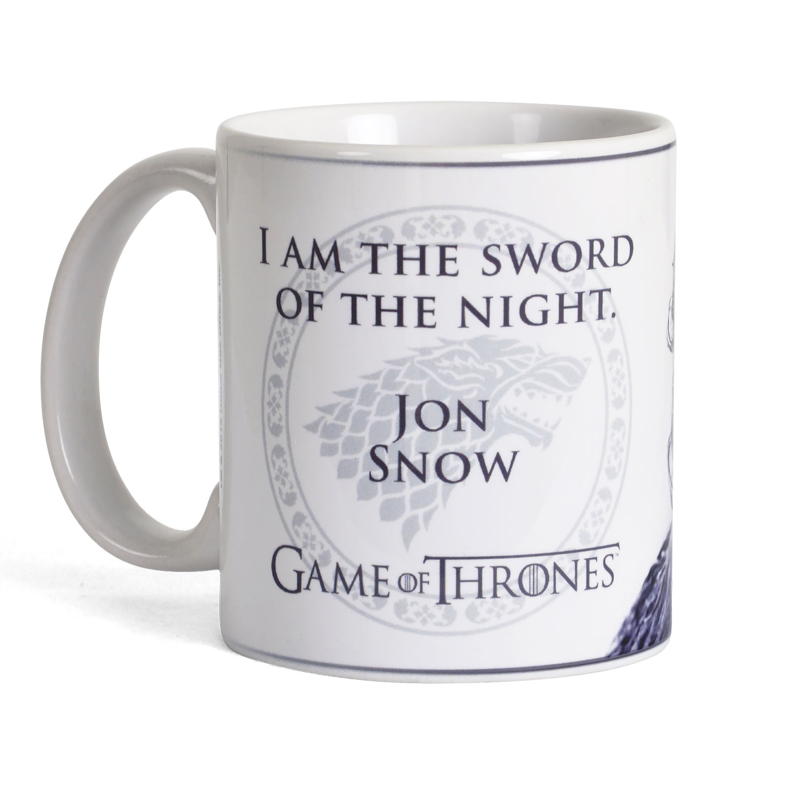 Game of Thrones - Jon Snow Tasse weiß