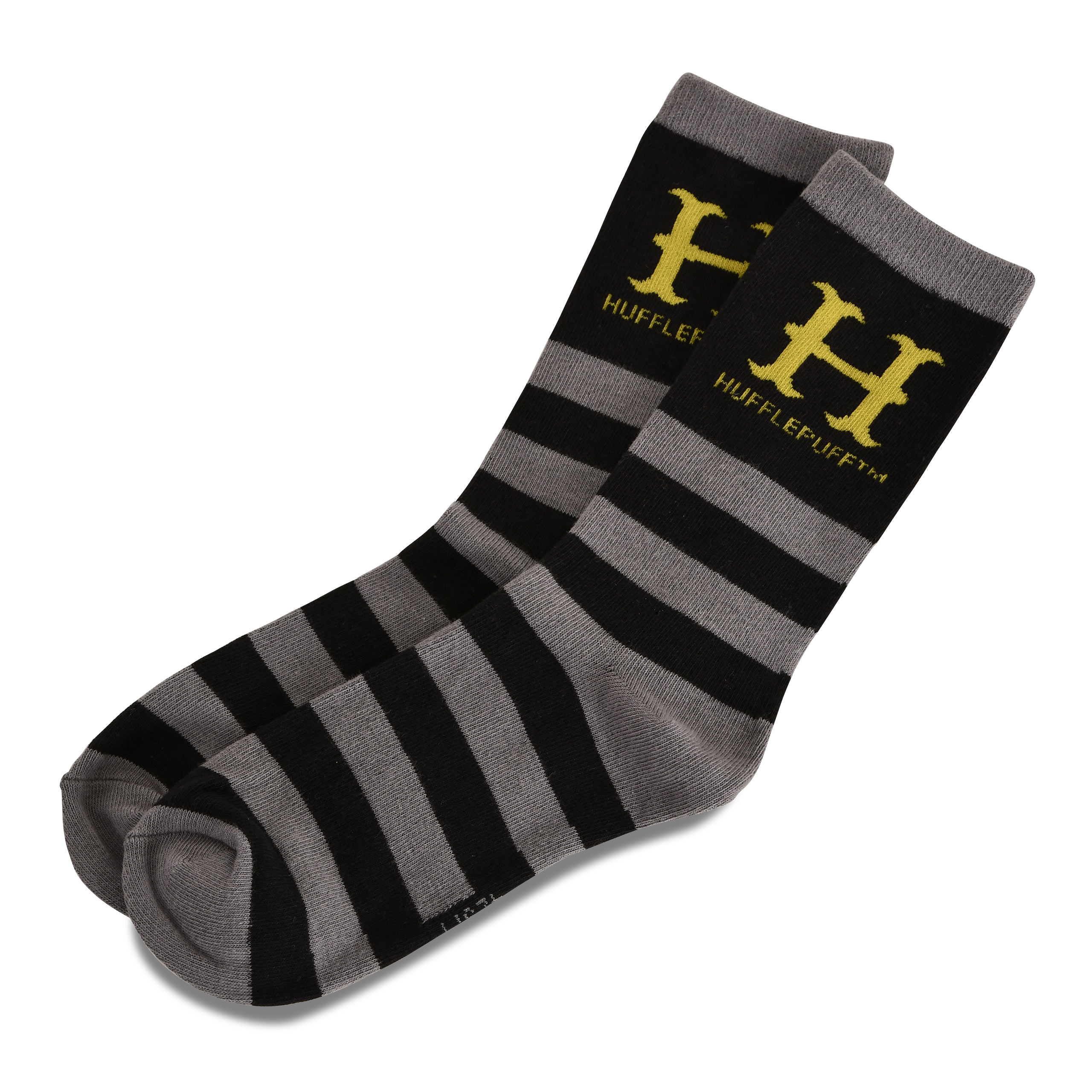 Harry Potter - Hufflepuff Socken schwarz-grau