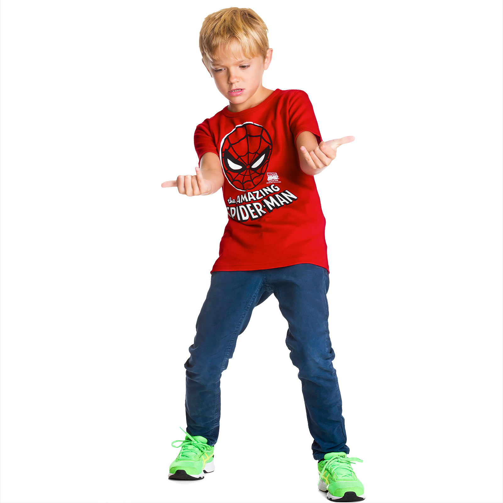 Spider-Man - Mask Kinder T-Shirt rot