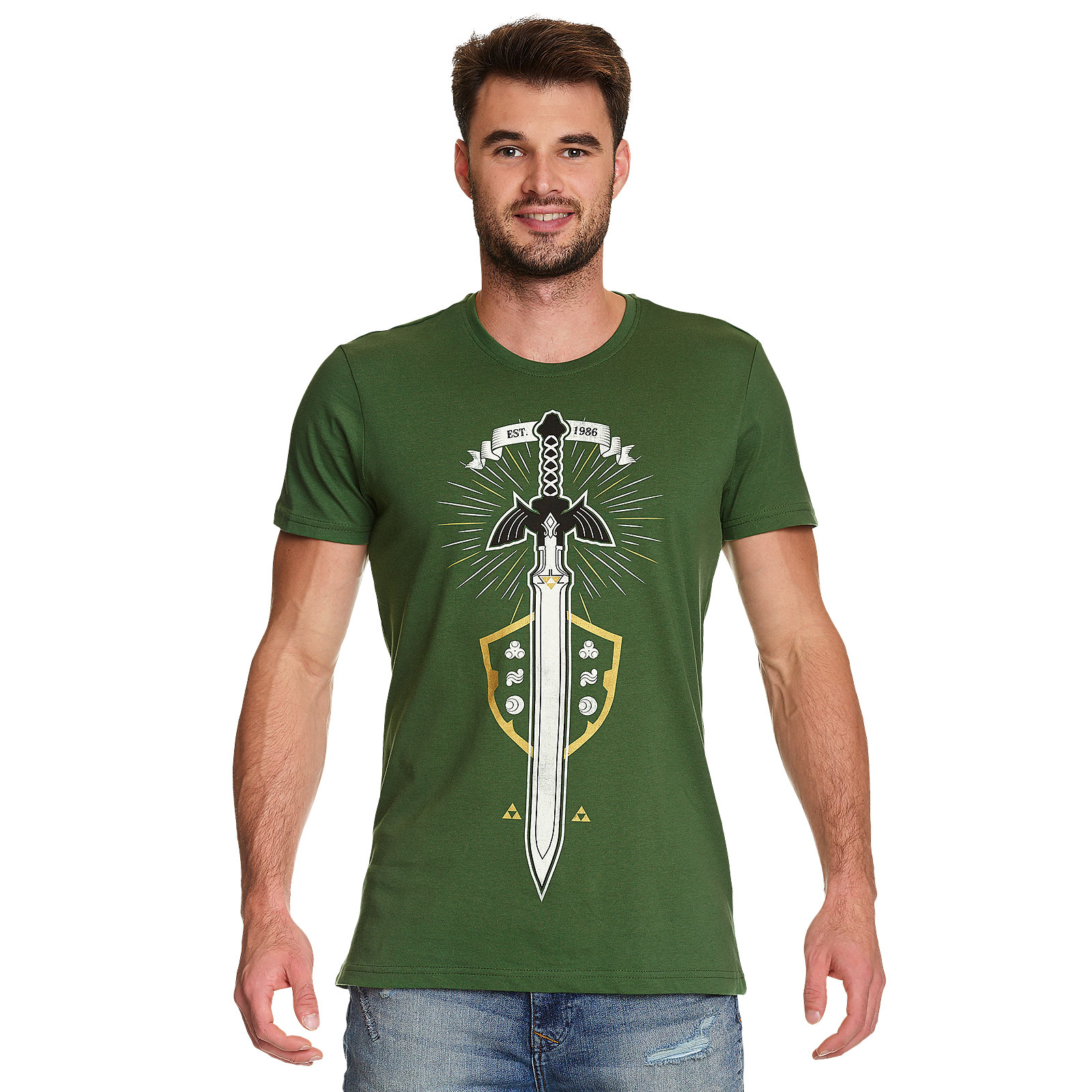 Zelda - Masterschwert T-Shirt grün