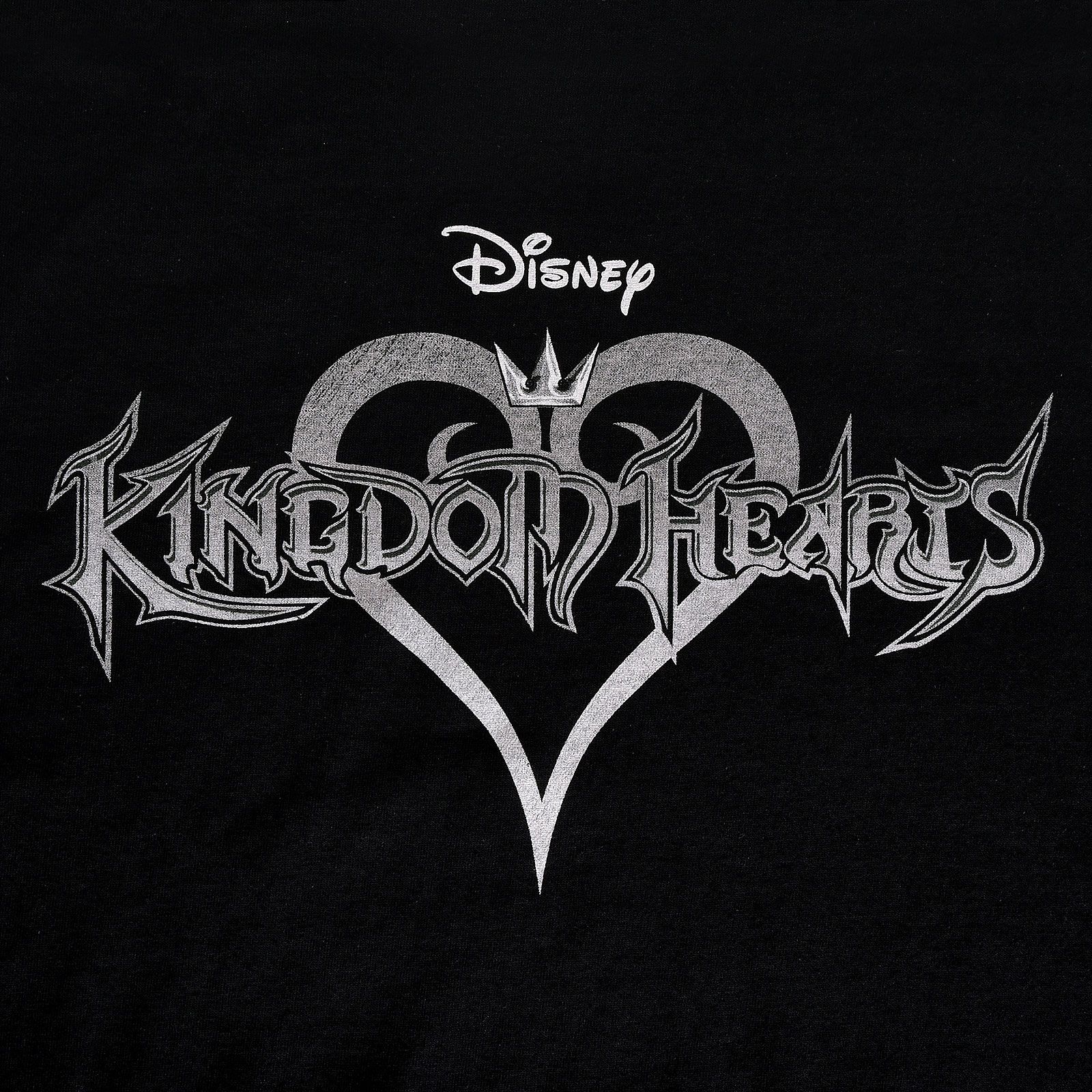 Kingdom Hearts - Logo T-Shirt schwarz