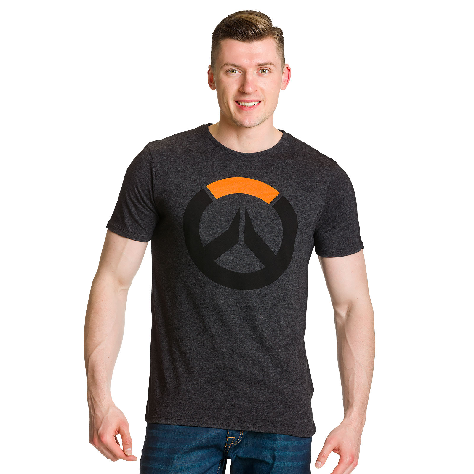 Overwatch - XL Logo T-Shirt grau