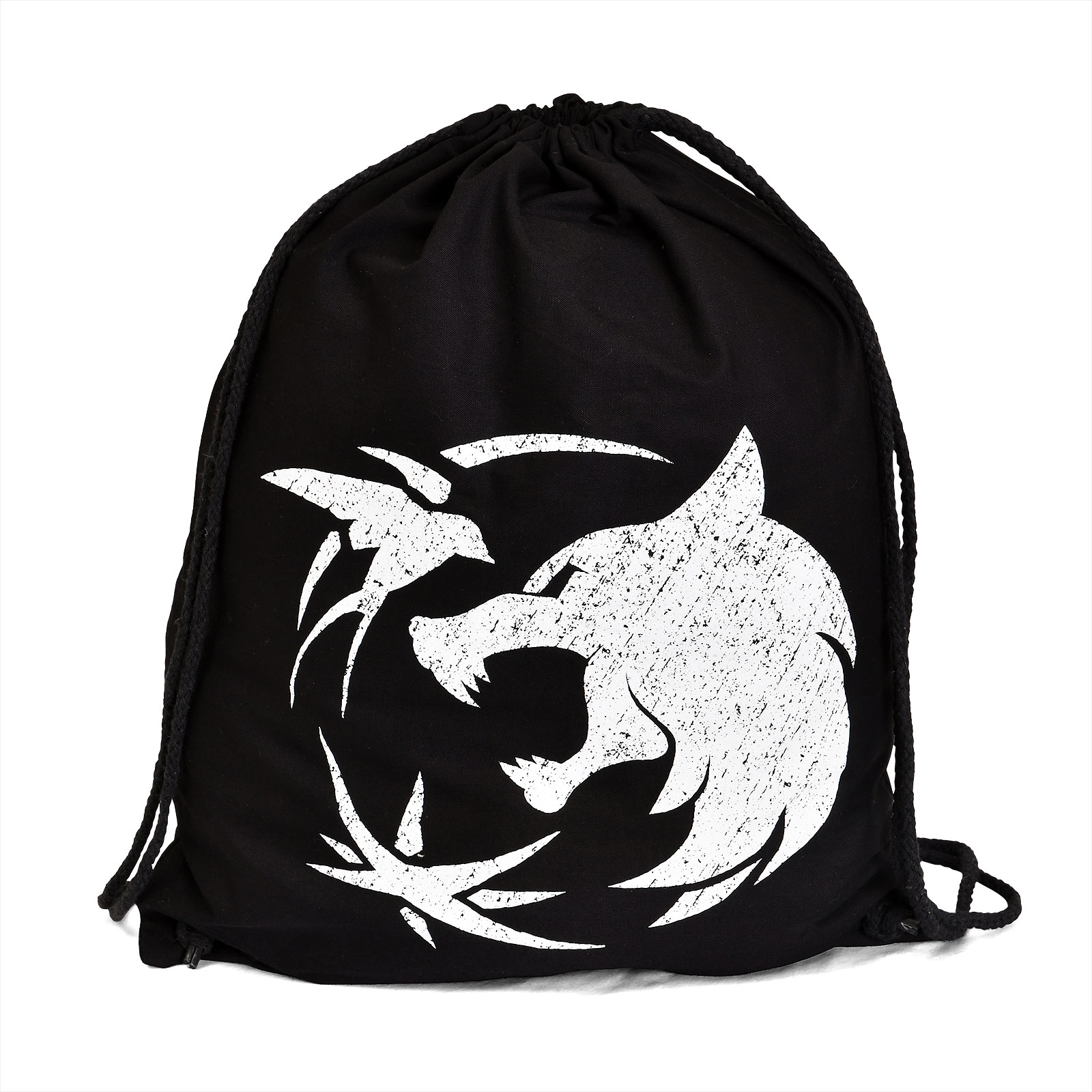 Wolf Emblem Sportbag für Witcher Fans schwarz