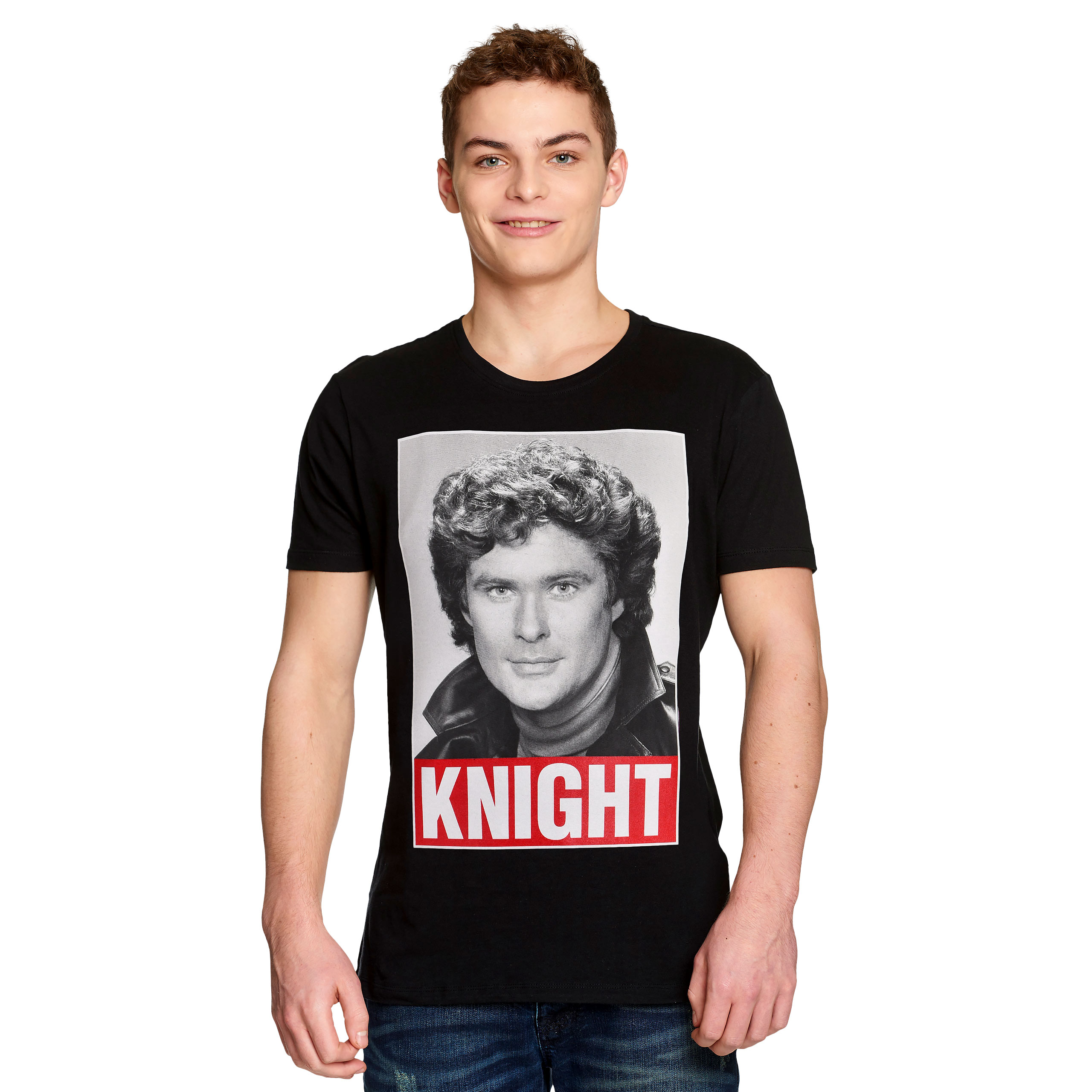 Knight Rider - Michael Knight T-Shirt schwarz