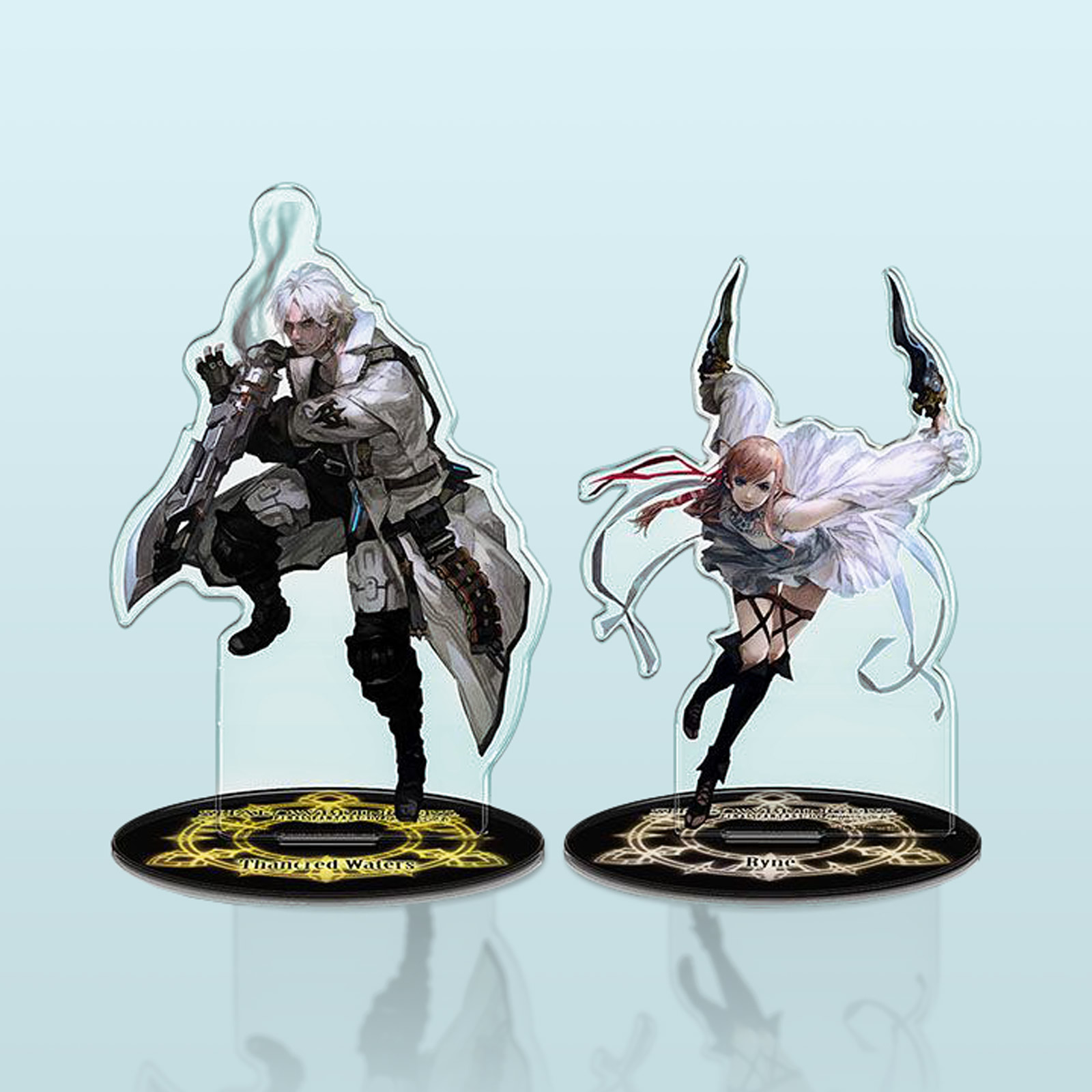 Final Fantasy - Thancred & Ryne Acryl Figuren Set