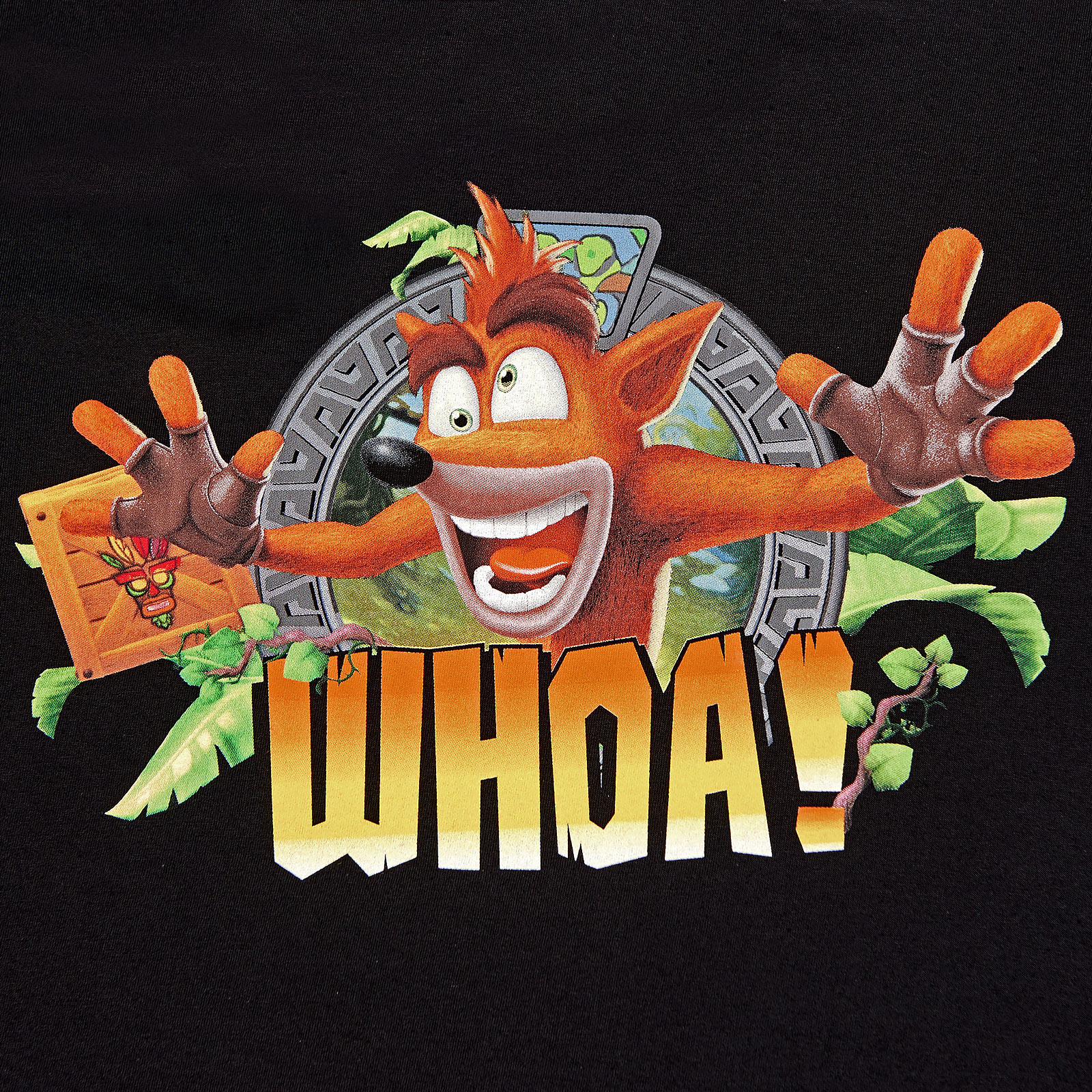 Crash Bandicoot - Whoa T-Shirt schwarz