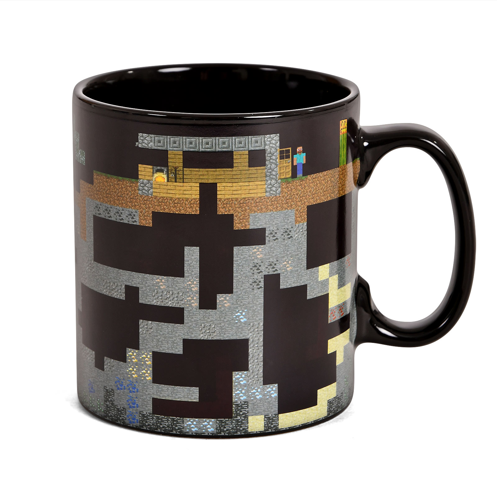 Minecraft - Pixel World Thermoeffekt Tasse Minecraft - Pixel World Thermoeffekt Tasse