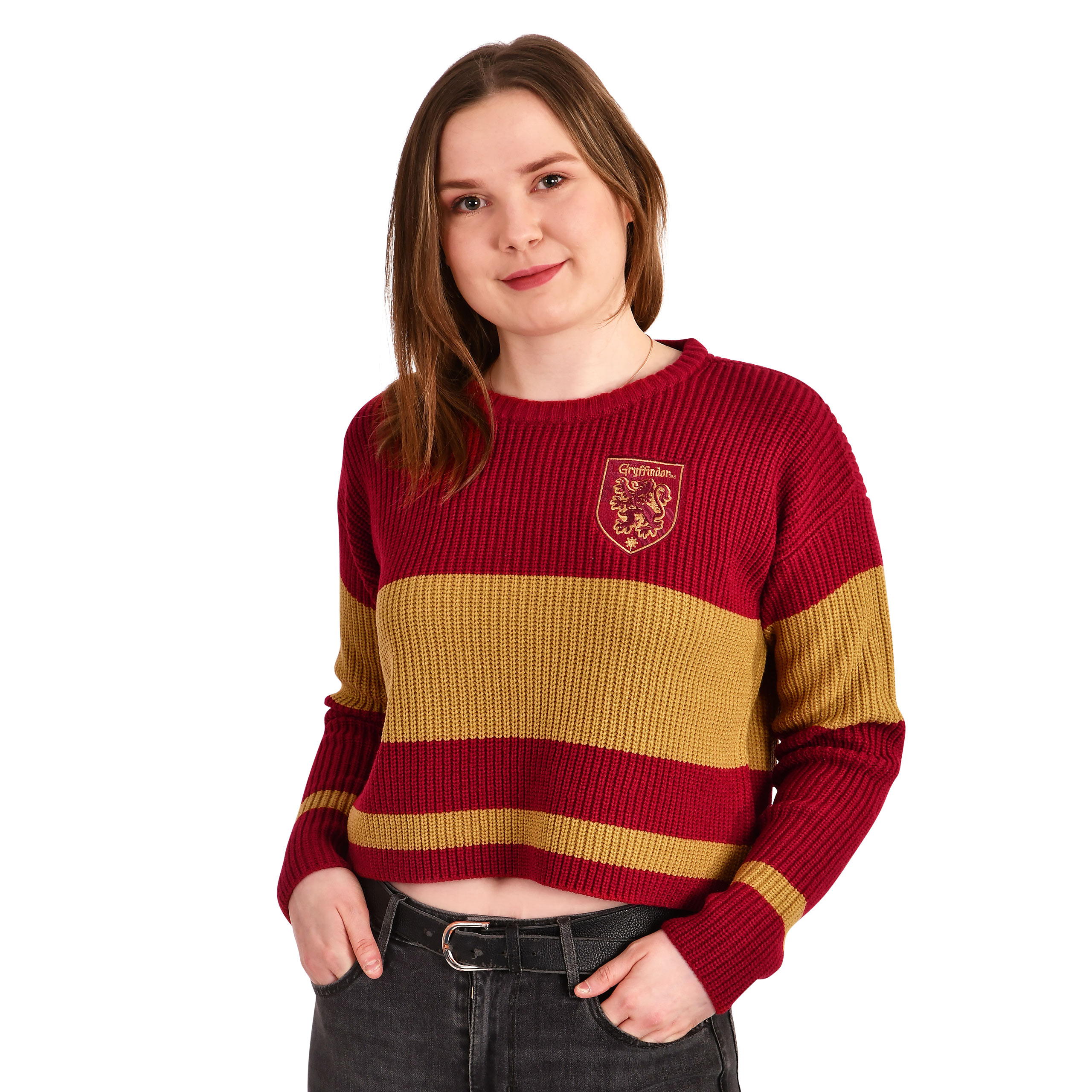 Harry Potter - Gryffindor Crop Sweater Damen