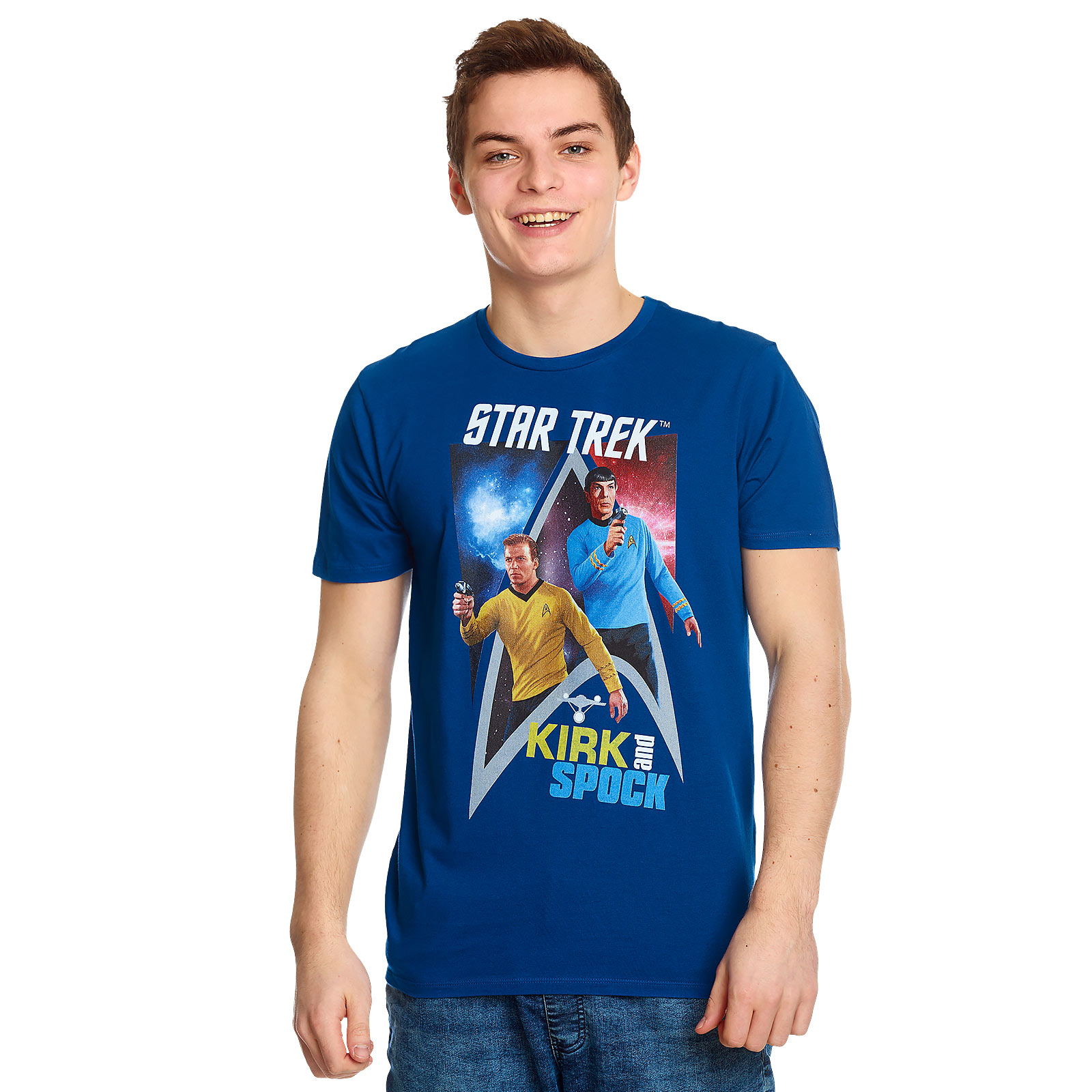 Star Trek - Kirk & Spock T-Shirt blau