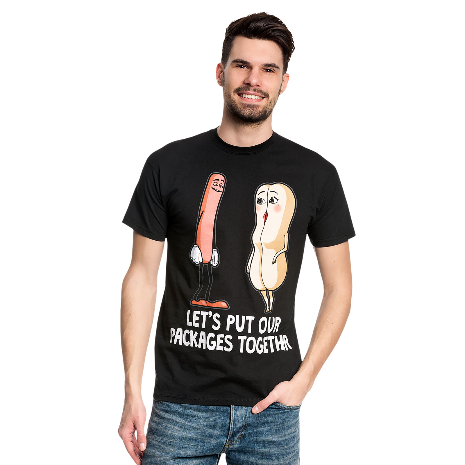 Sausage Party - Our Packages Together T-Shirt schwarz