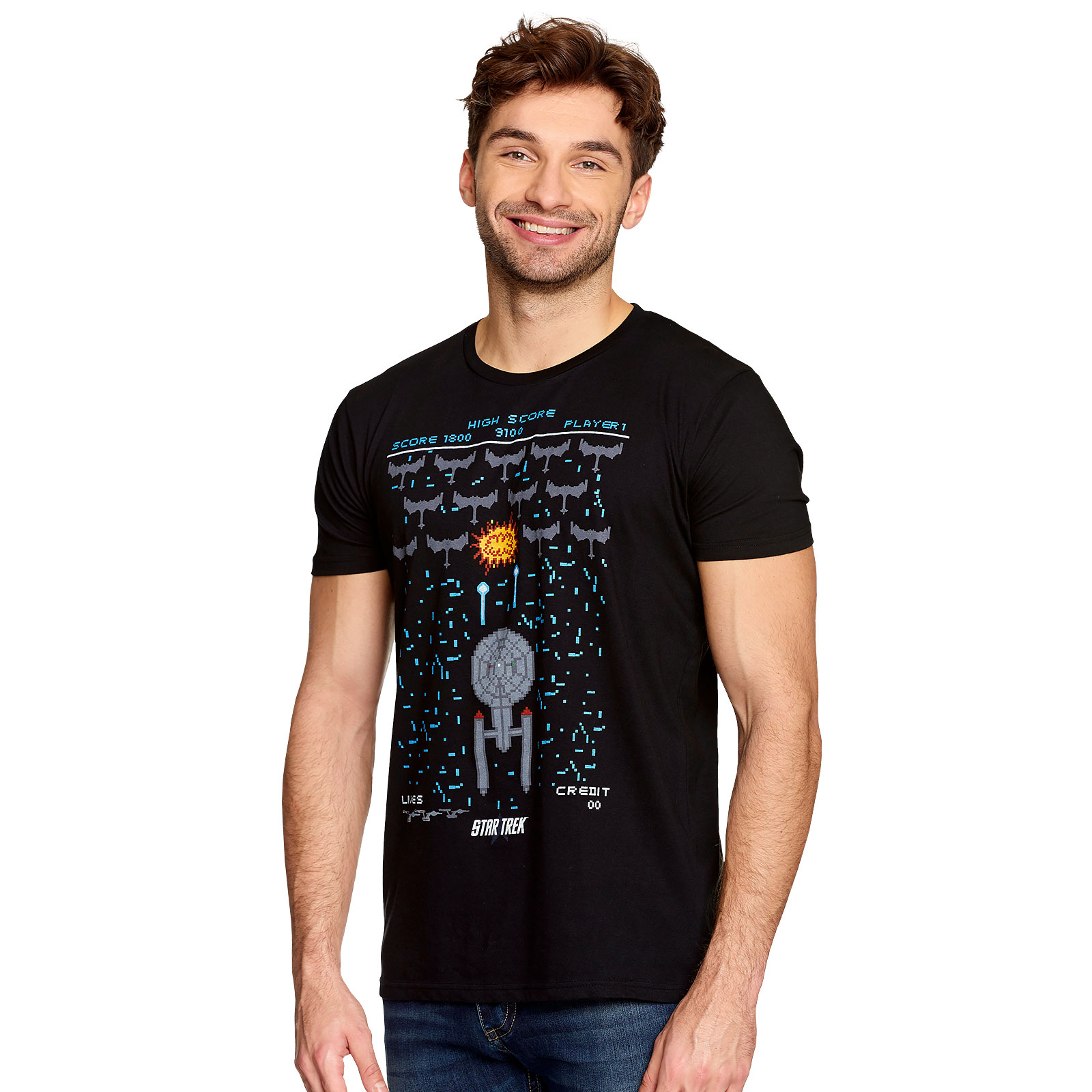 Star Trek - Game T-Shirt schwarz
