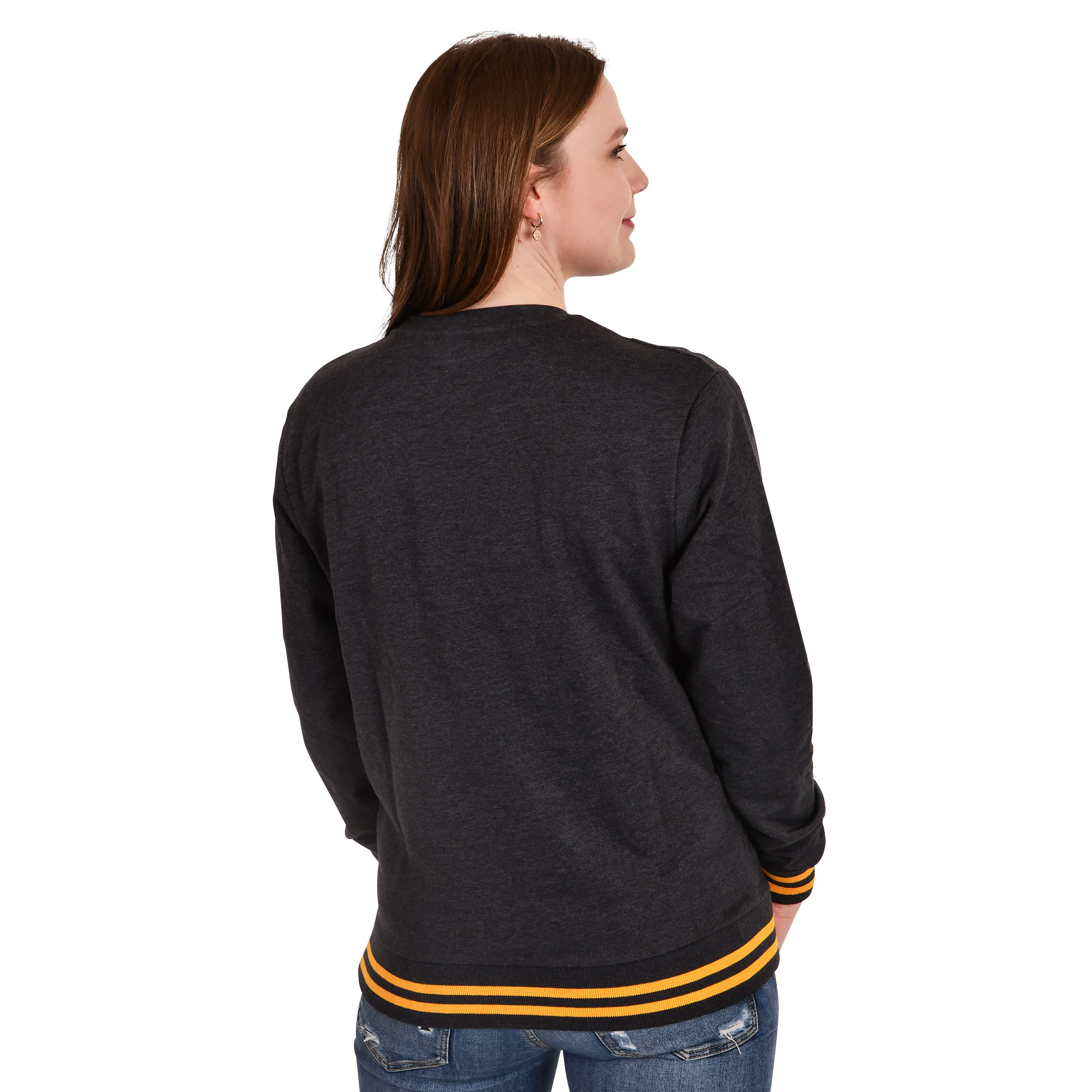 Harry Potter - Hufflepuff College Sweater grau