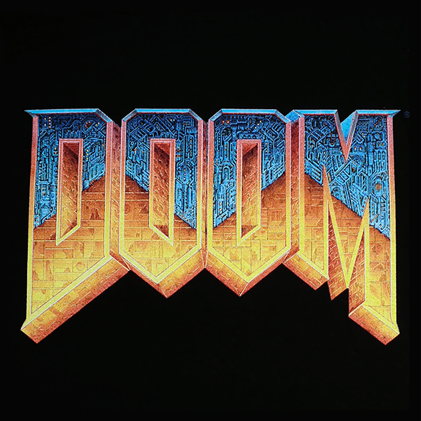Doom - Logo T-Shirt schwarz