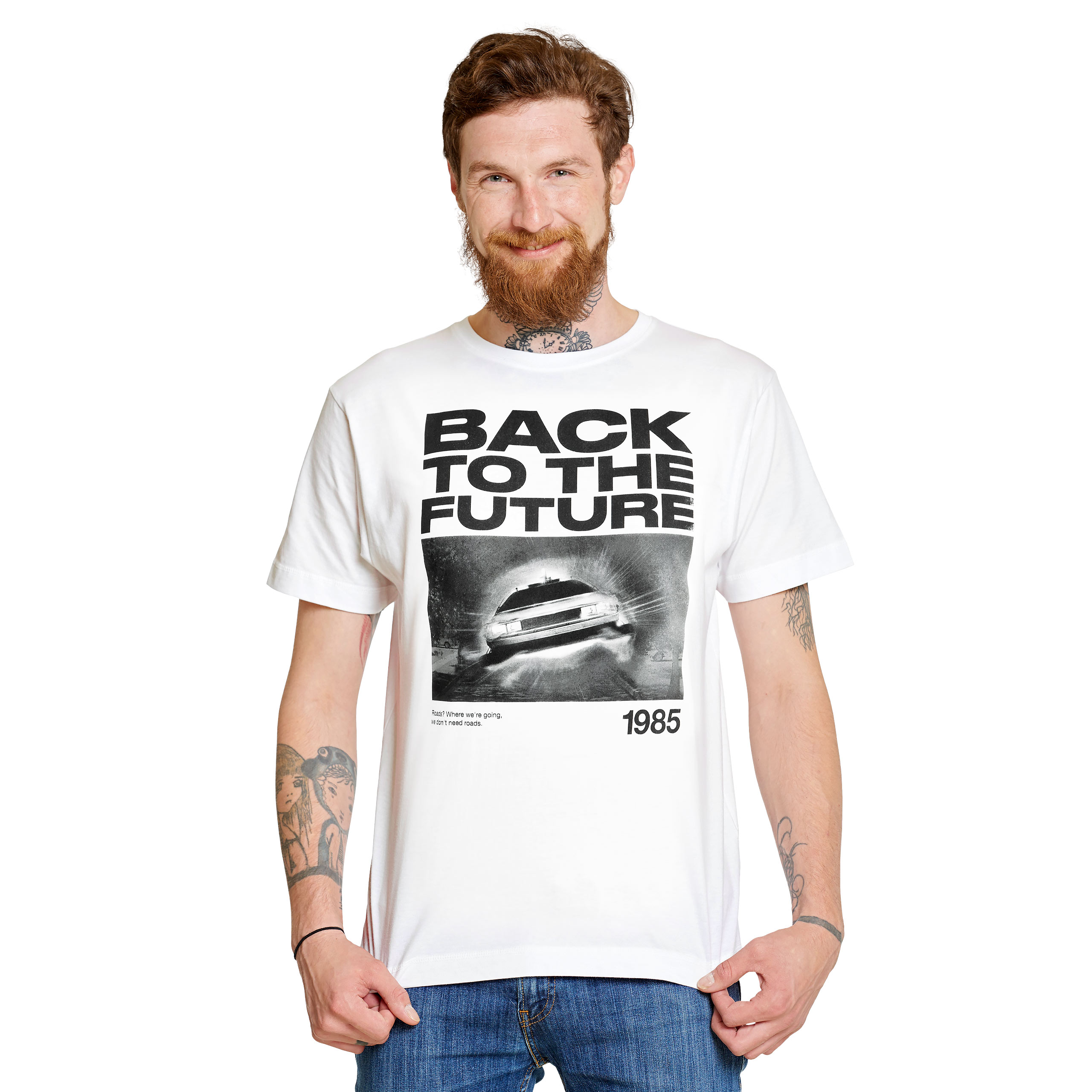 Zurück in die Zukunft - Back to the Future 1985 T-Shirt weiß