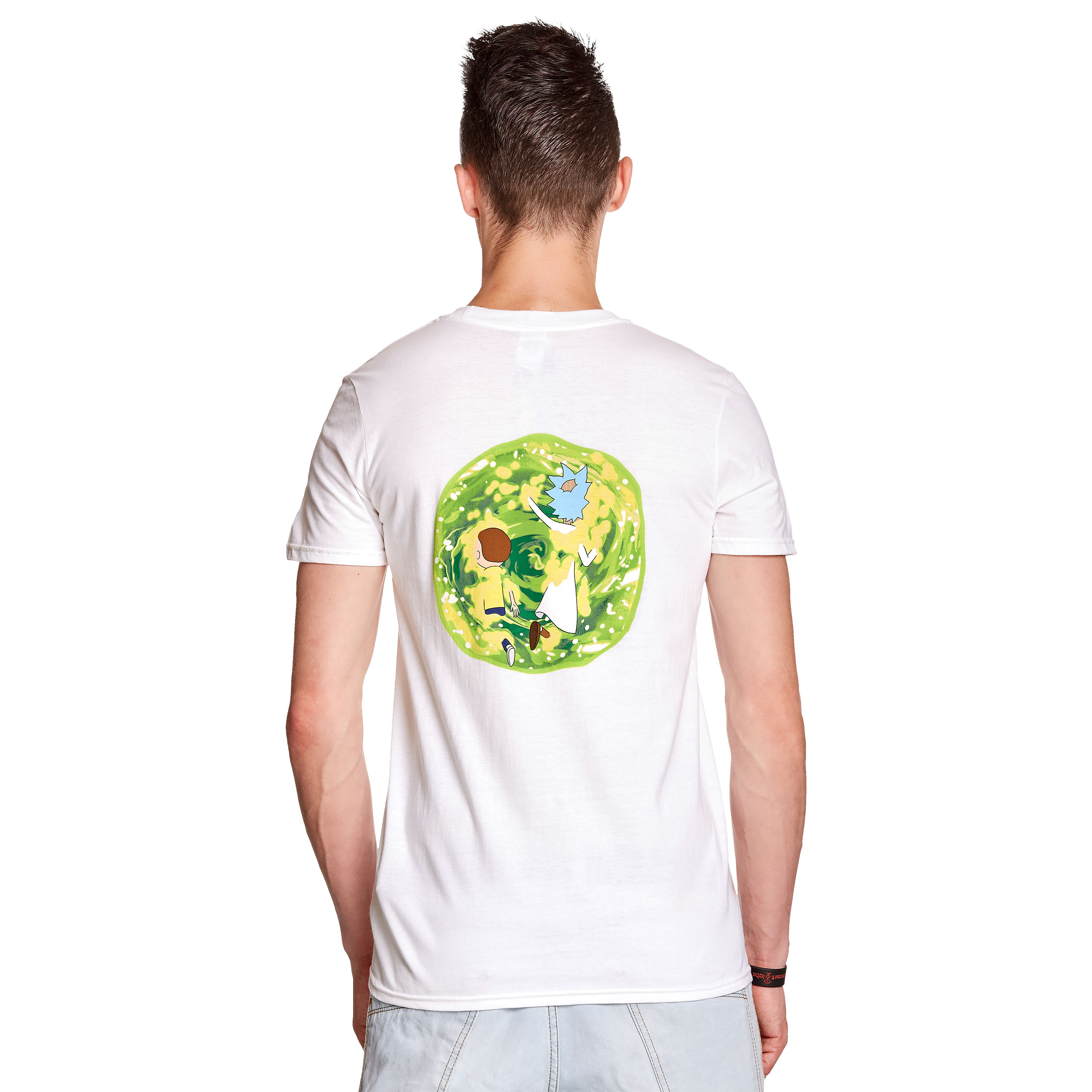 Rick and Morty - Portal T-Shirt weiß
