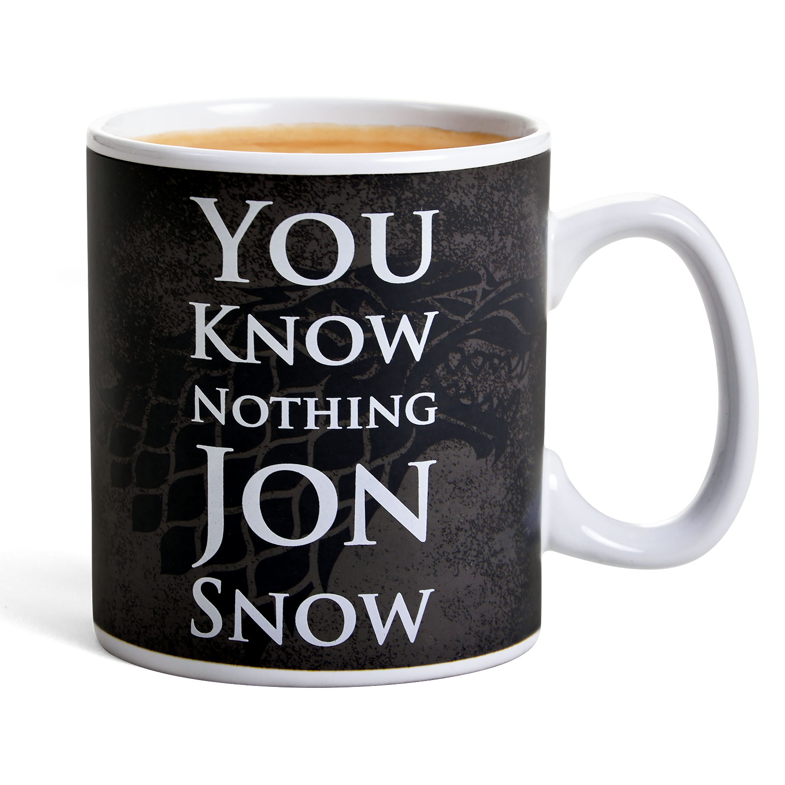 Game of Thrones - Jon Snow Thermoeffekt Tasse