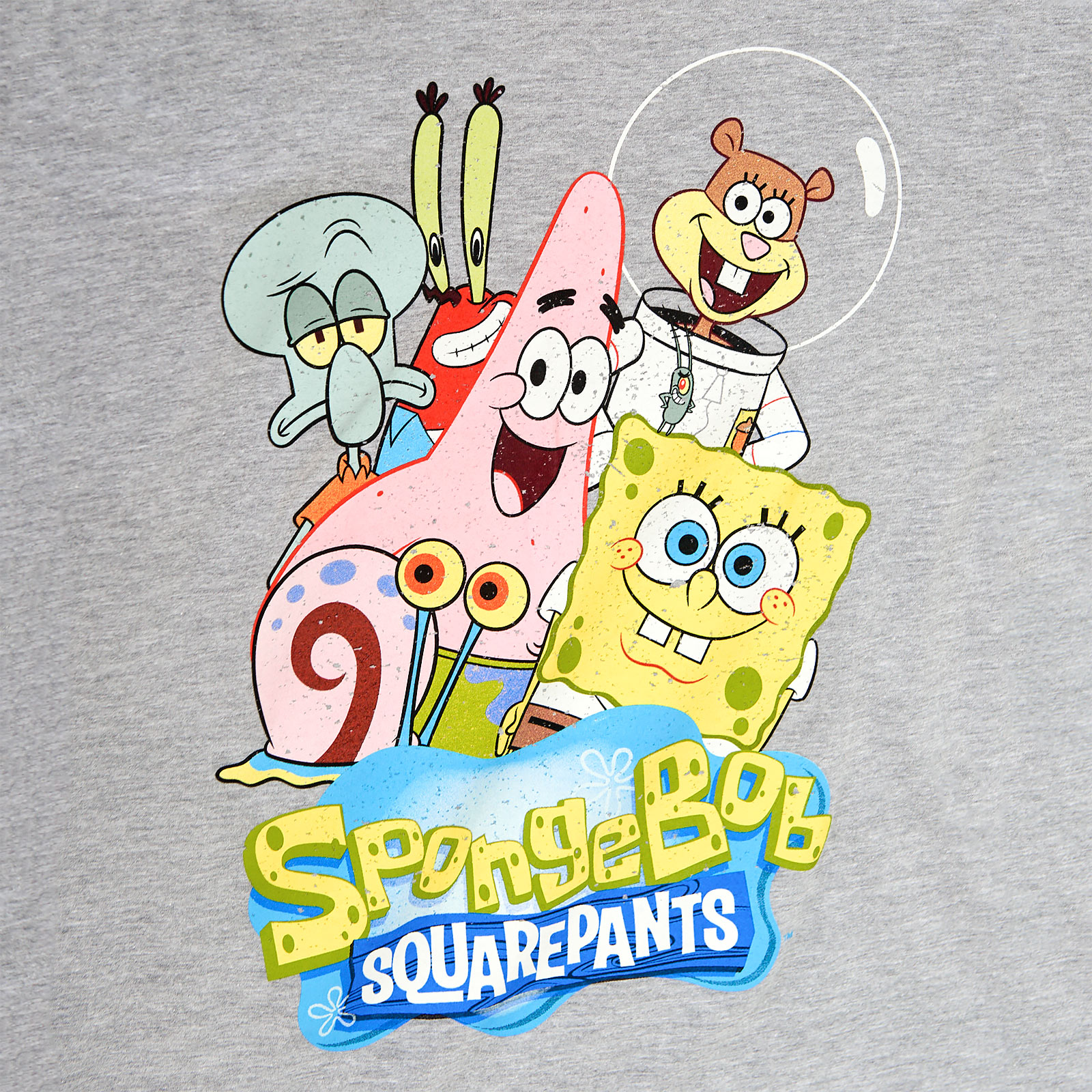 SpongeBob - Friends Together T-Shirt grau