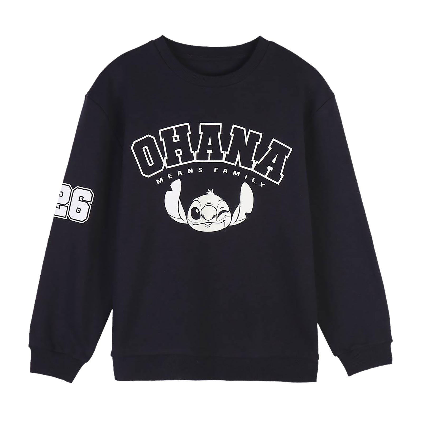 Lilo & Stitch - Ohana Means Family Sweater schwarz