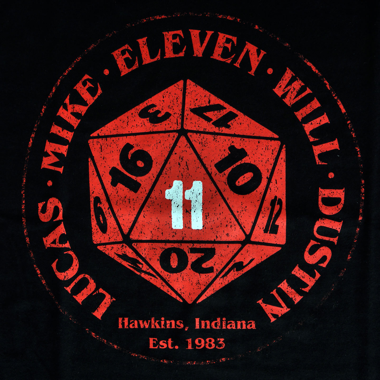 Eleven Dice T-Shirt für Stranger Things Fans