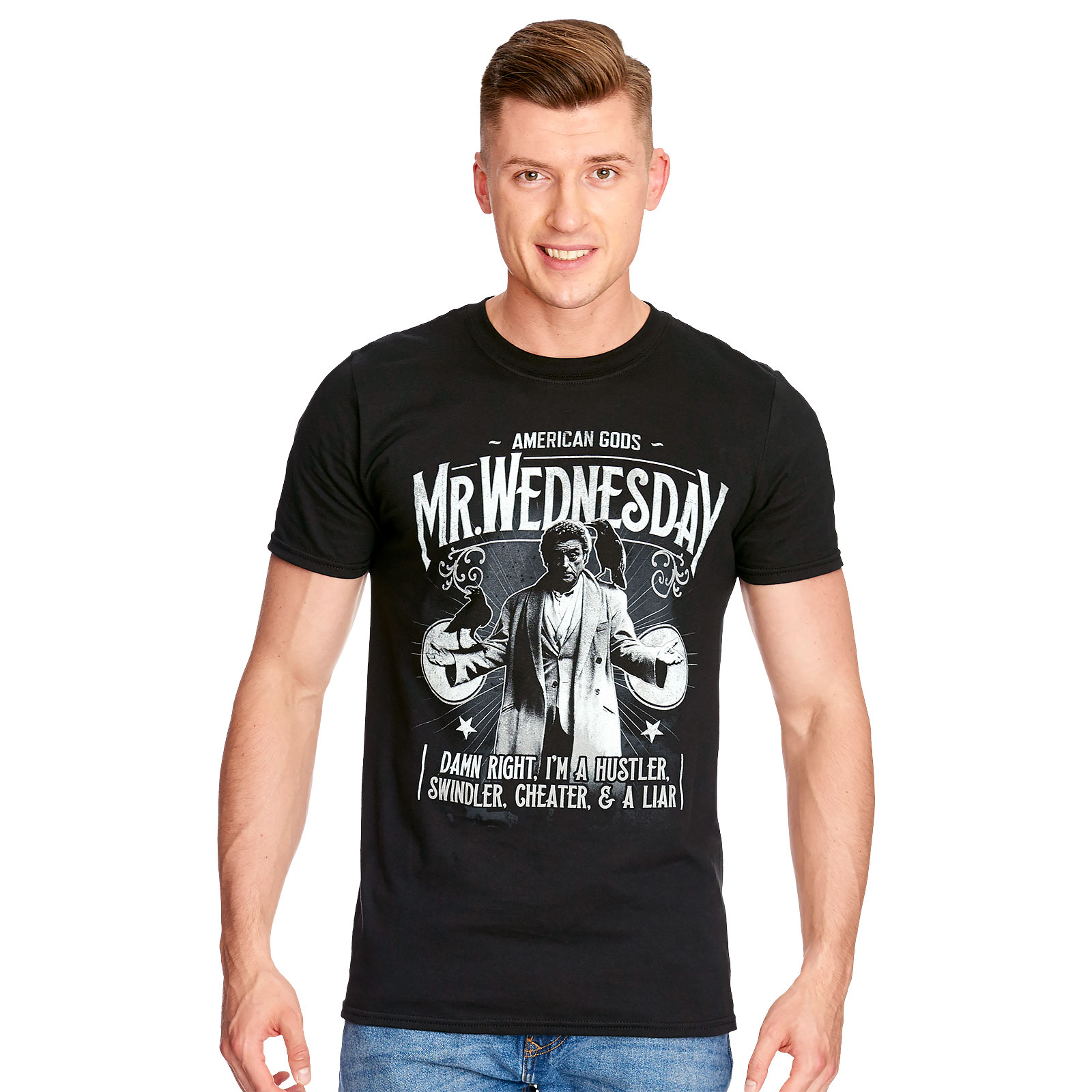 American Gods - Mr. Wednesday T-Shirt schwarz