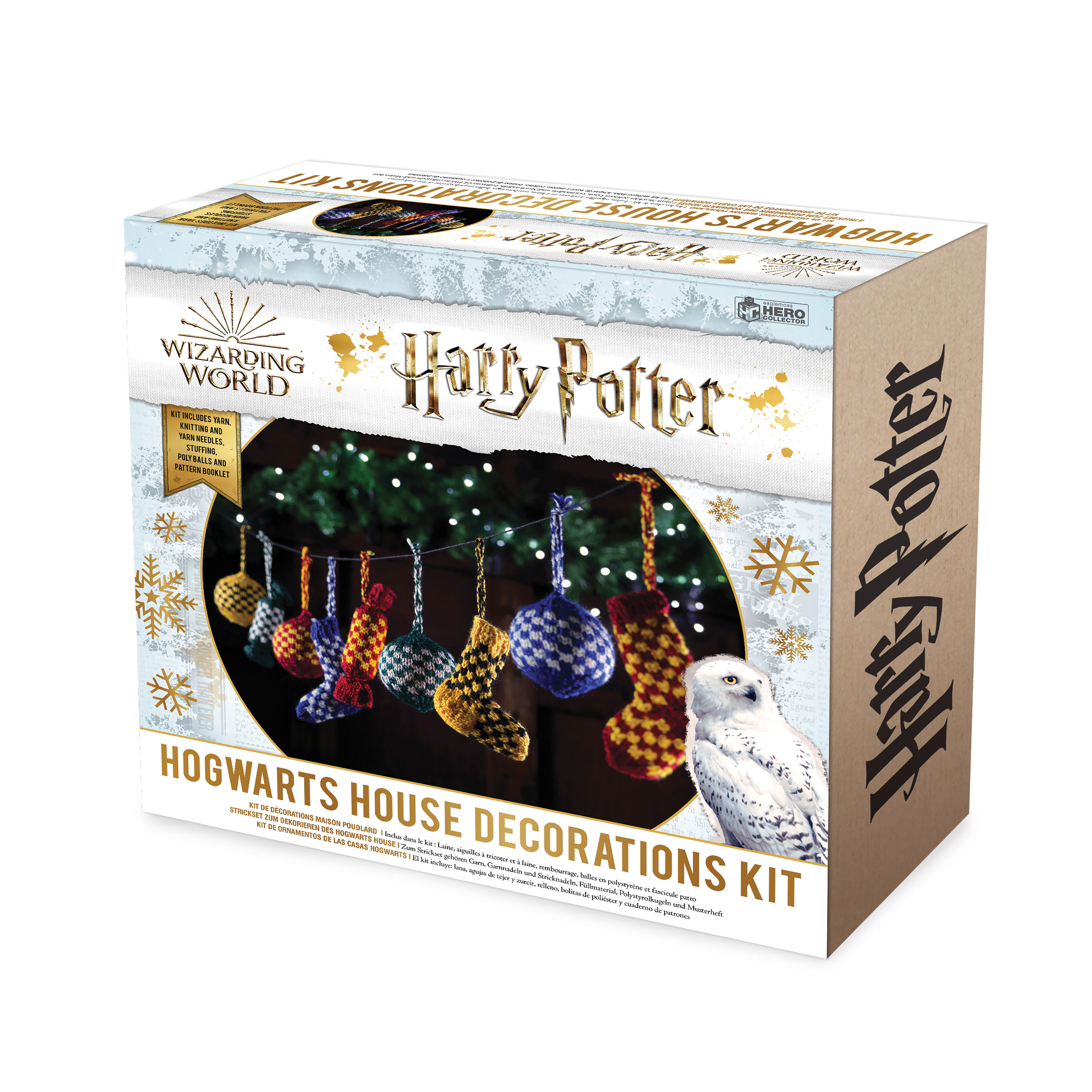 Harry Potter - Weihnachtsdekoration Strick-Set 24-teilig