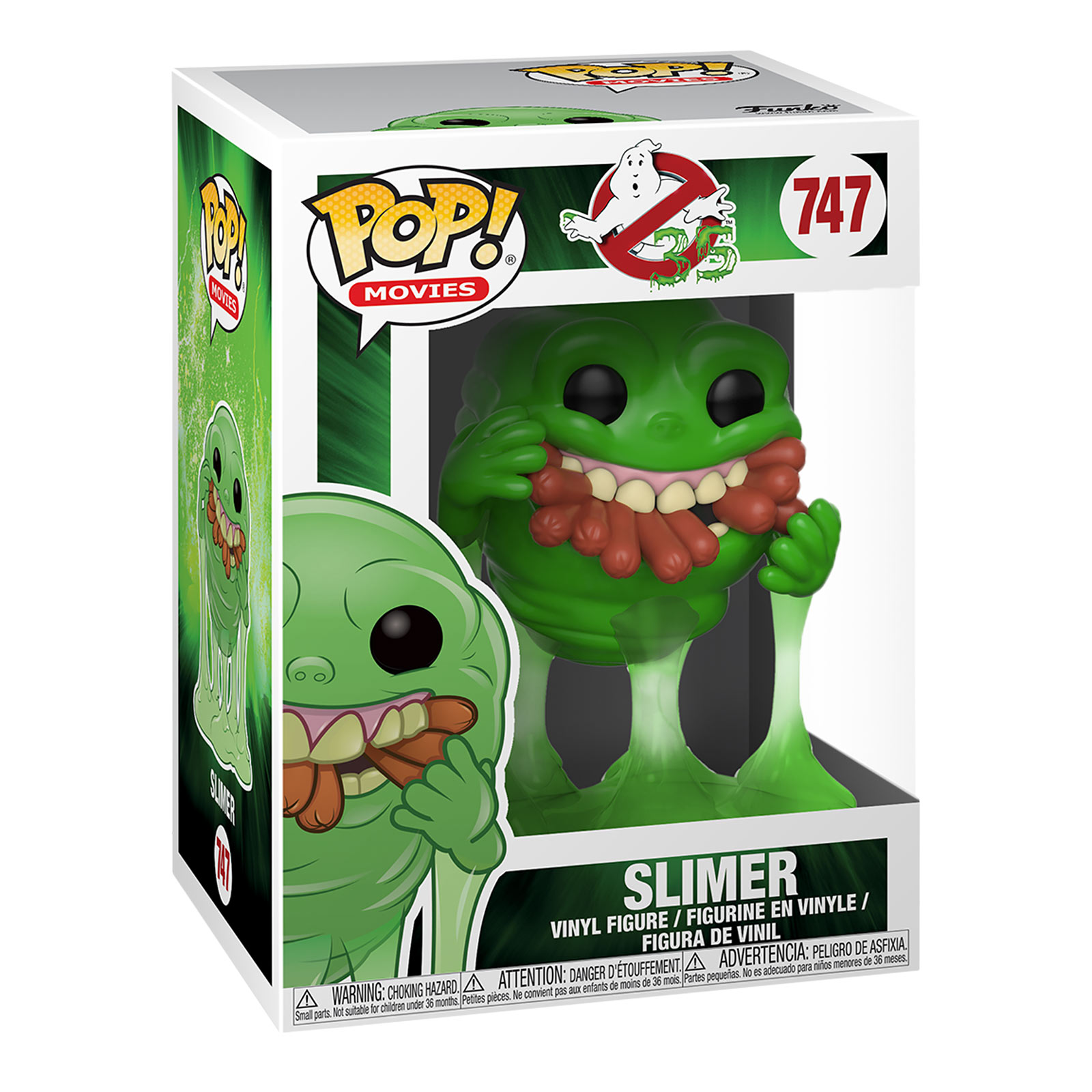 Ghostbusters - Slimer mit Hot Dog Funko Pop Figur