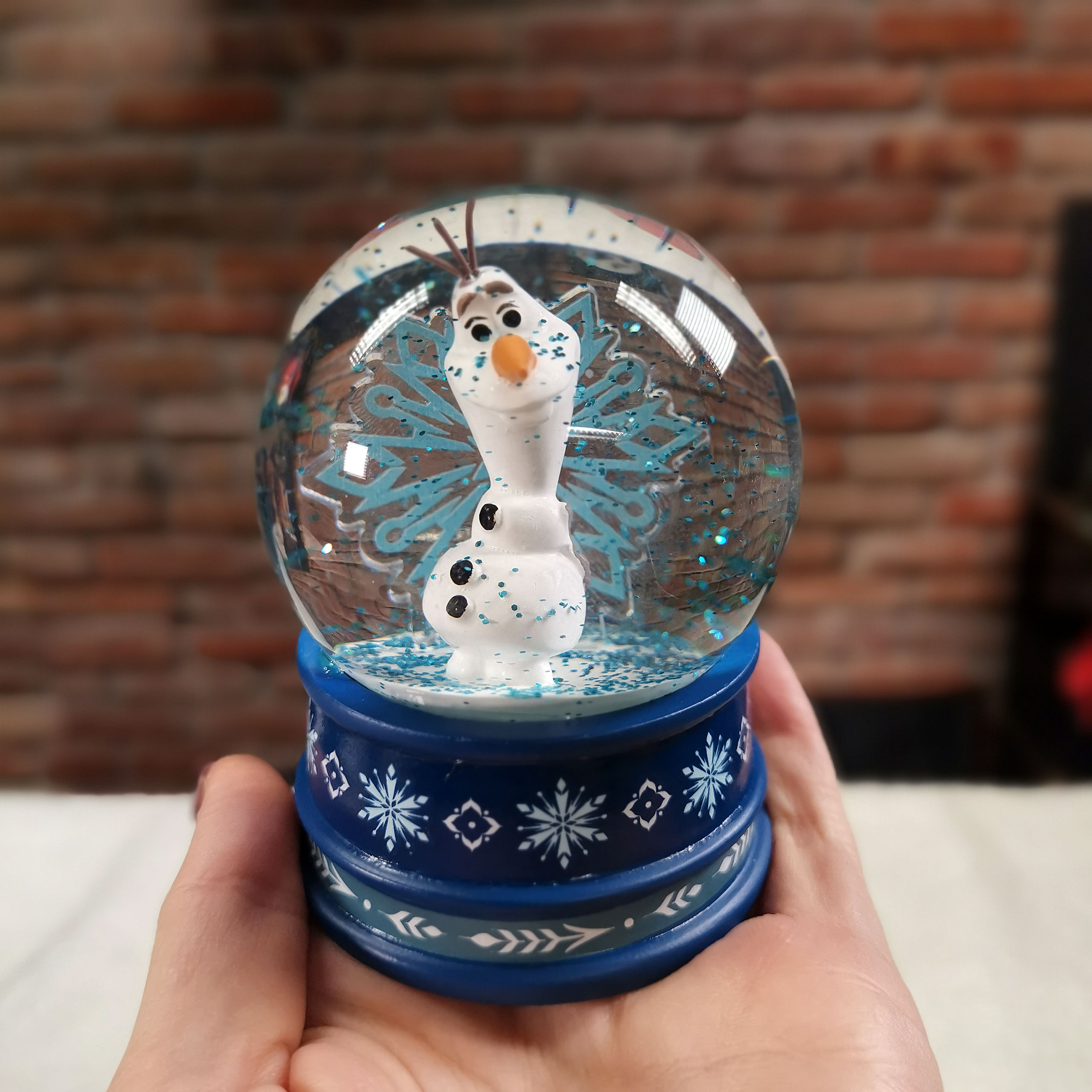 Frozen - Olaf Schneekugel mit Glitter