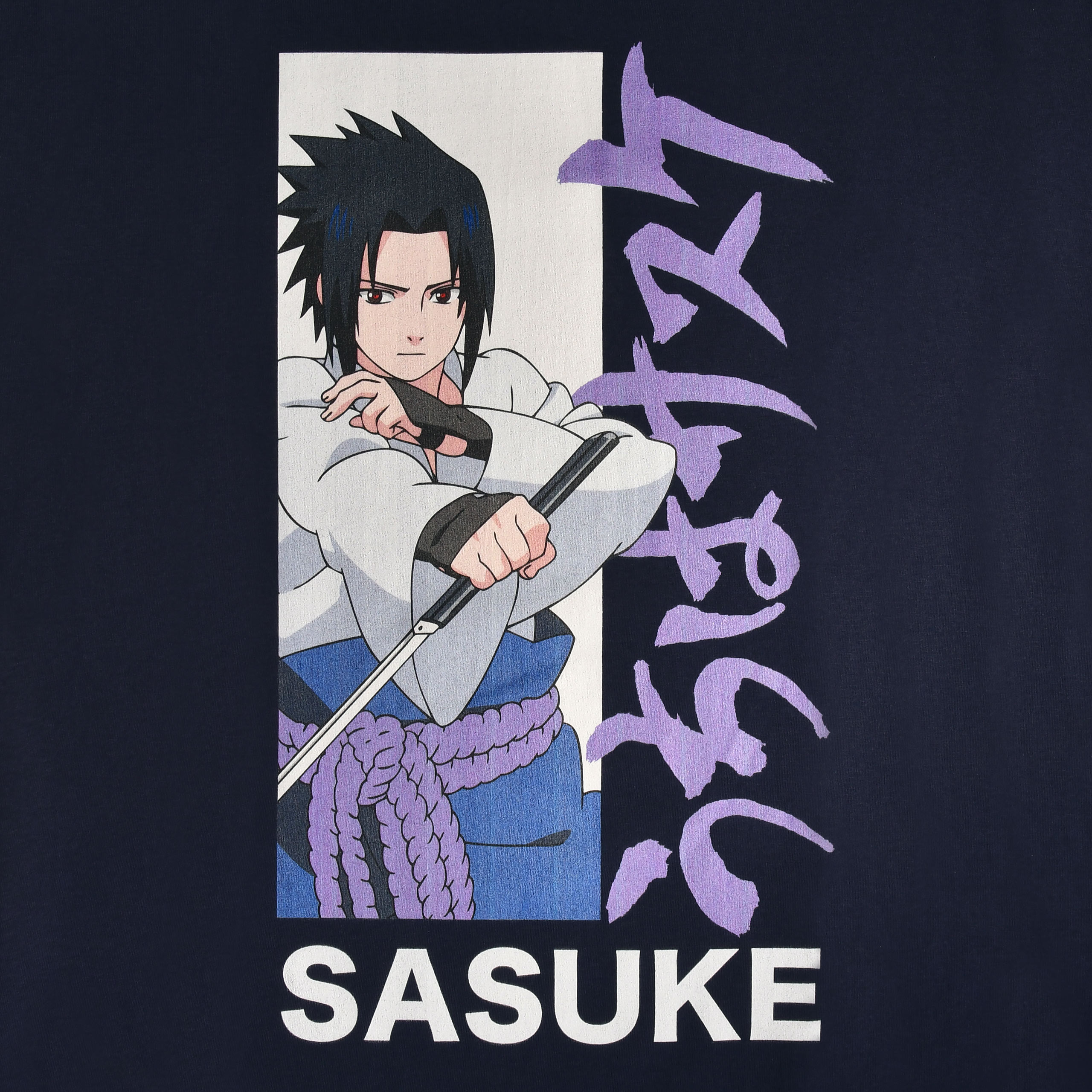 Naruto - Sasuke T-Shirt blau
