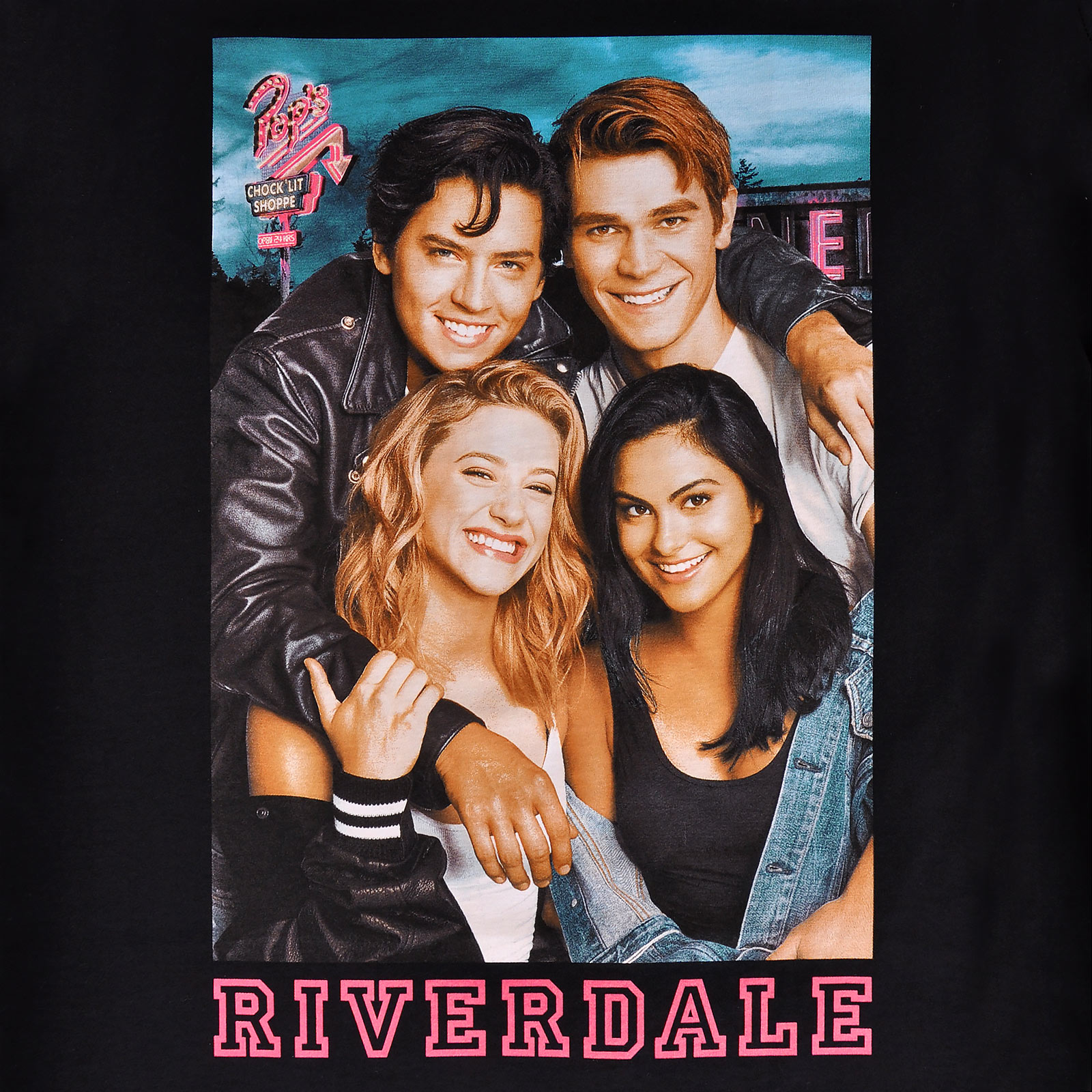 Riverdale - Bughead & Varchie T-Shirt schwarz