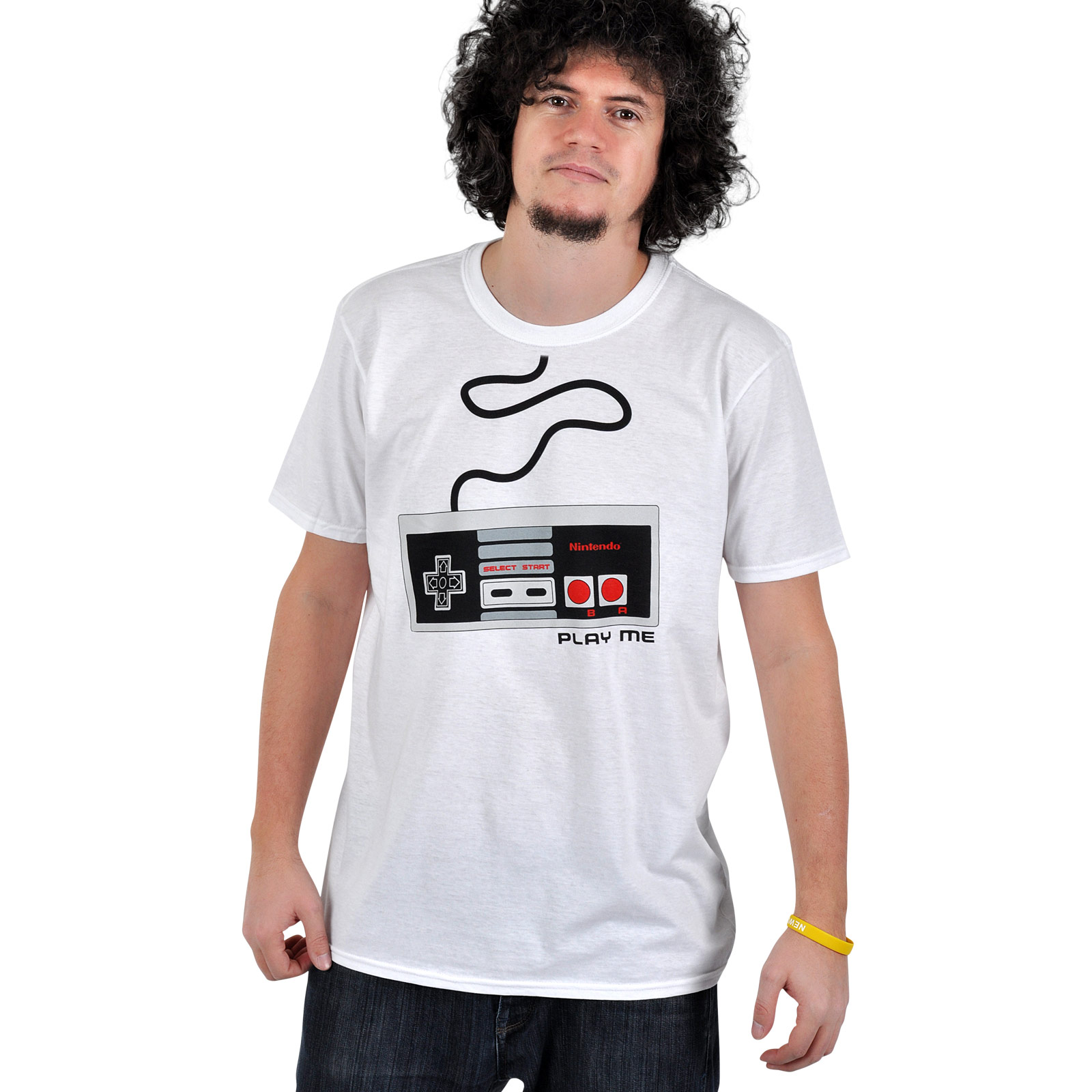 Nintendo - NES Controller T-Shirt weiß