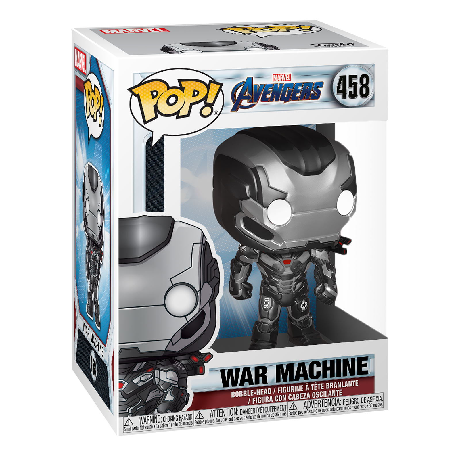 Avengers - War Machine Endgame Funko Pop Wackelkopf-Figur