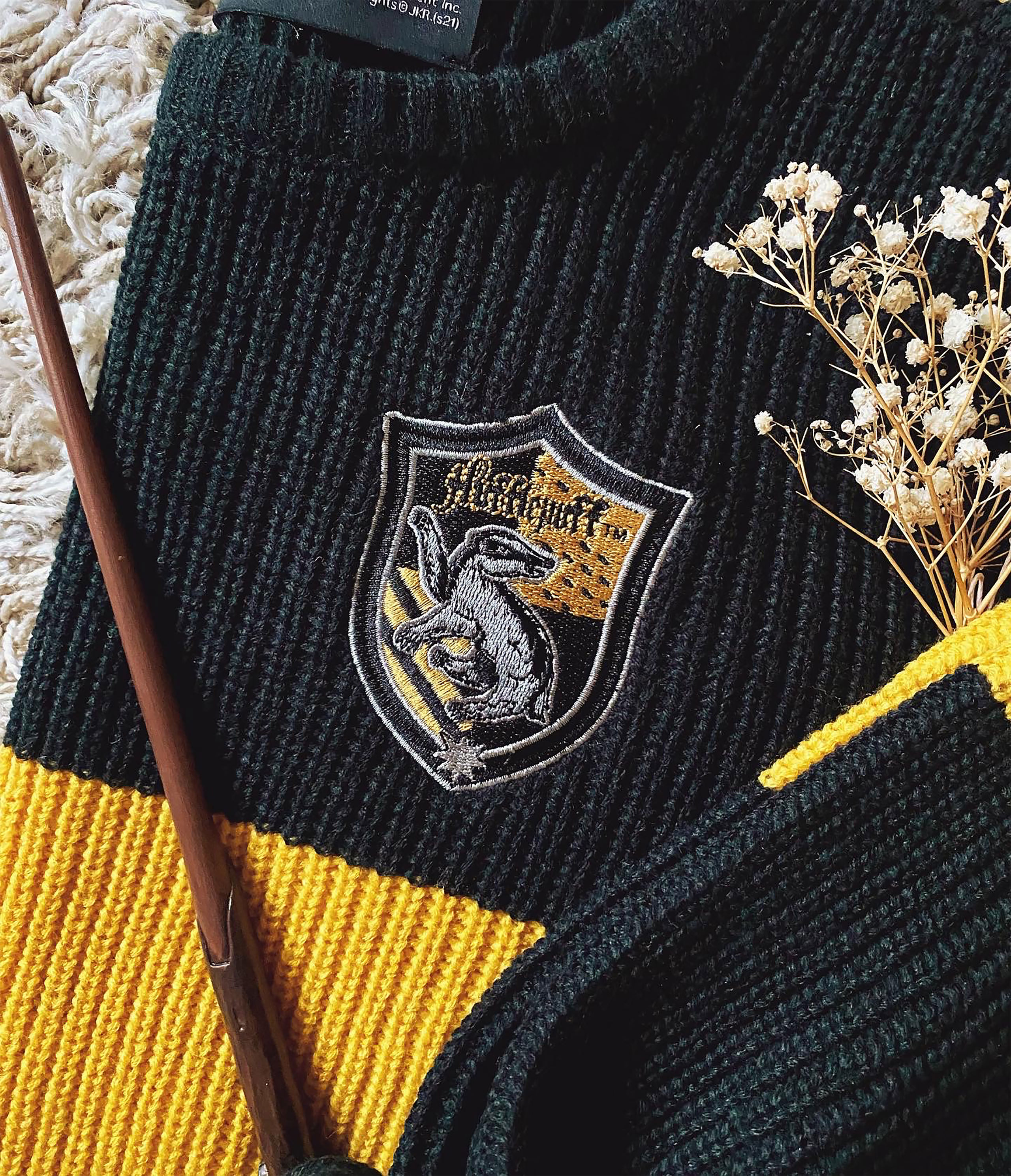 Harry Potter - Hufflepuff Crop Sweater Damen