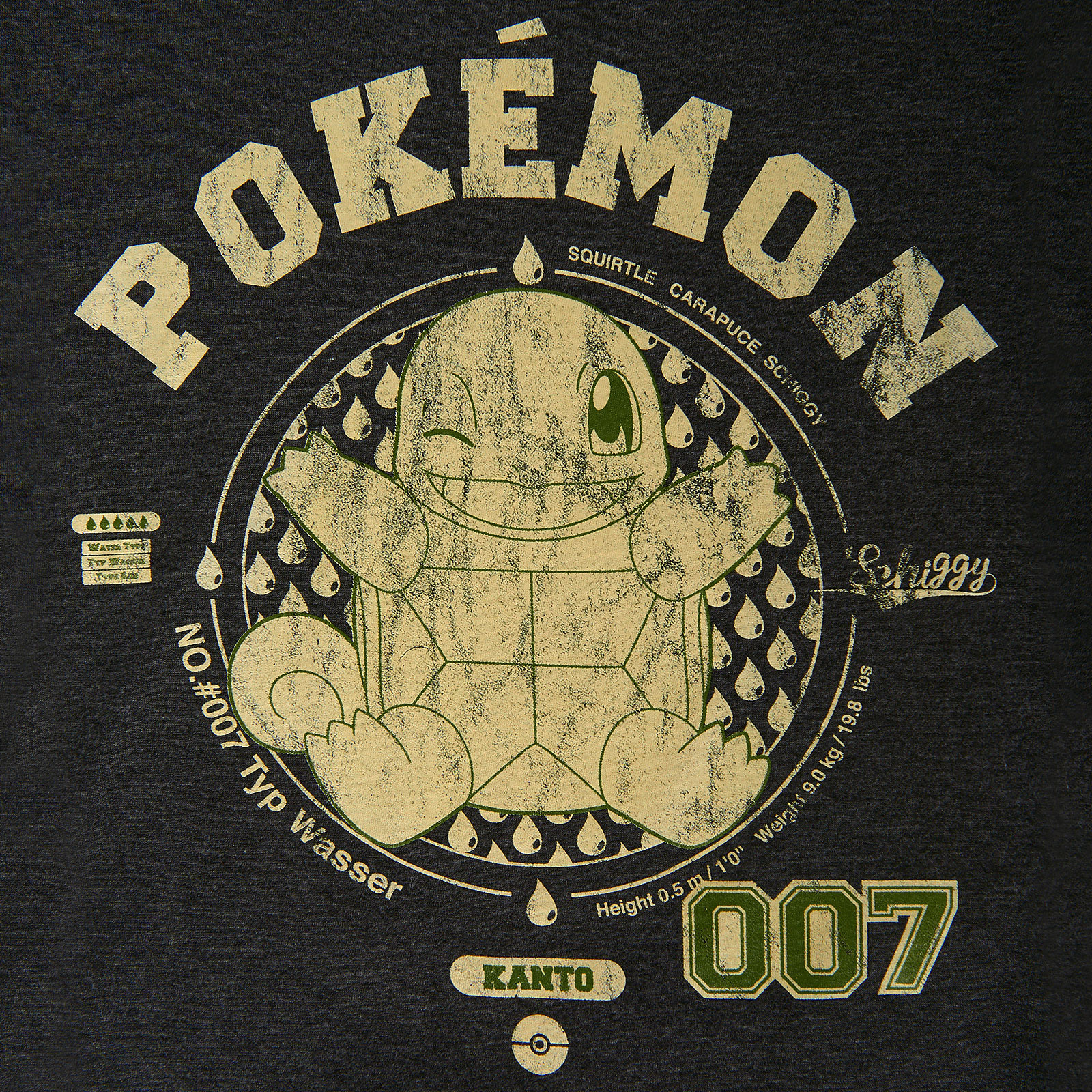 Pokemon - Schiggy T-Shirt grau