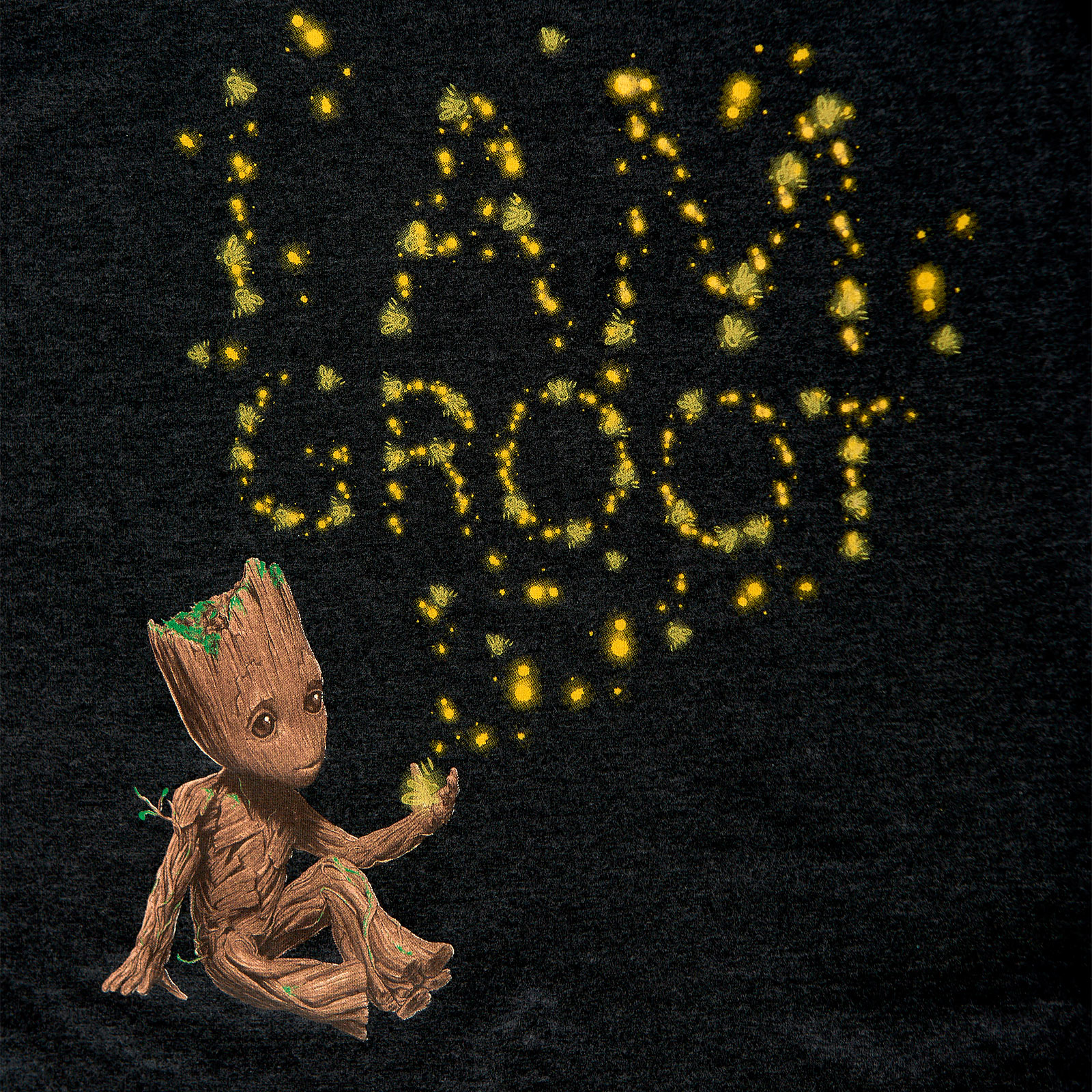 Guardians of the Galaxy - Groot Glow in the Dark T-Shirt Kinder grau