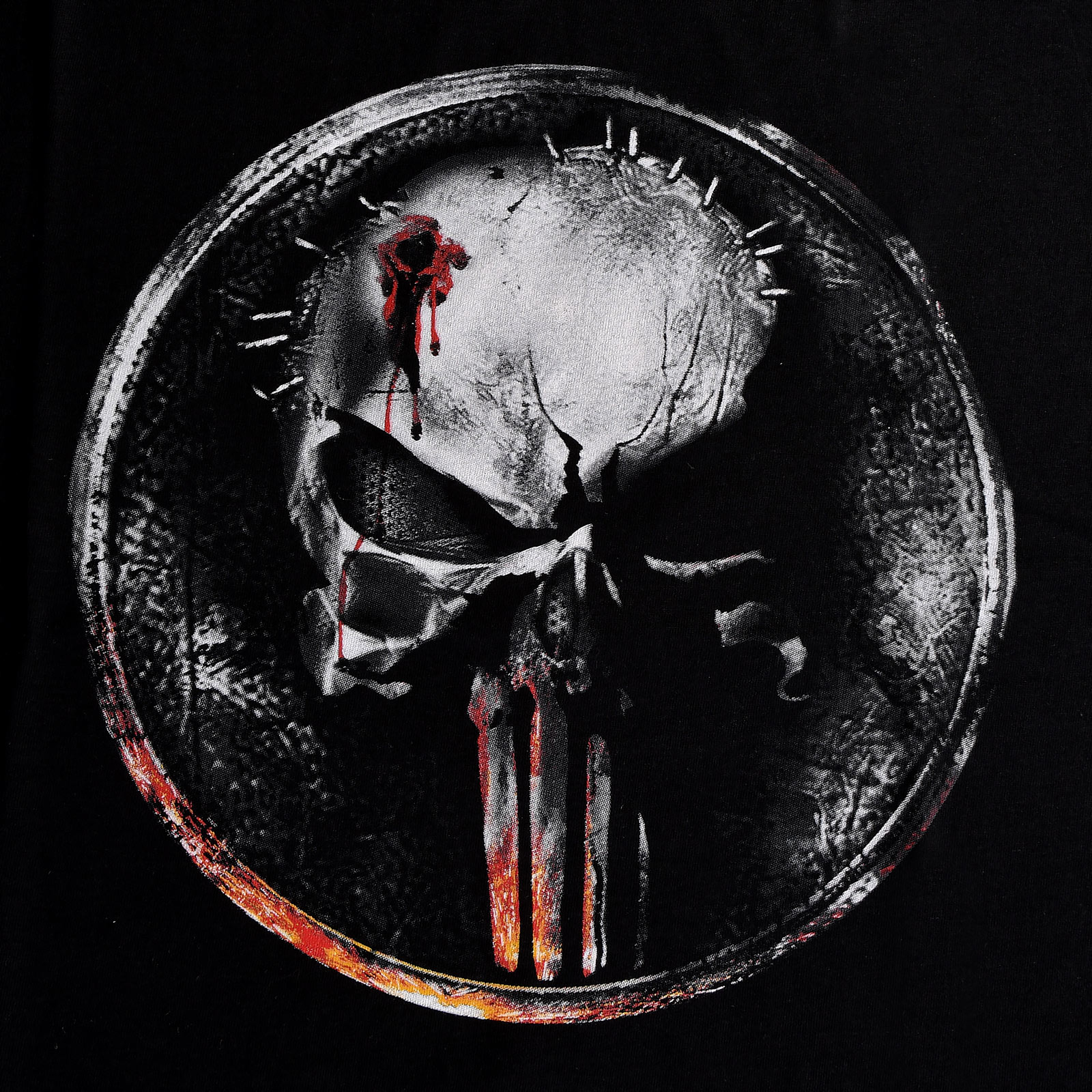 Punisher - Blood Logo T-Shirt schwarz