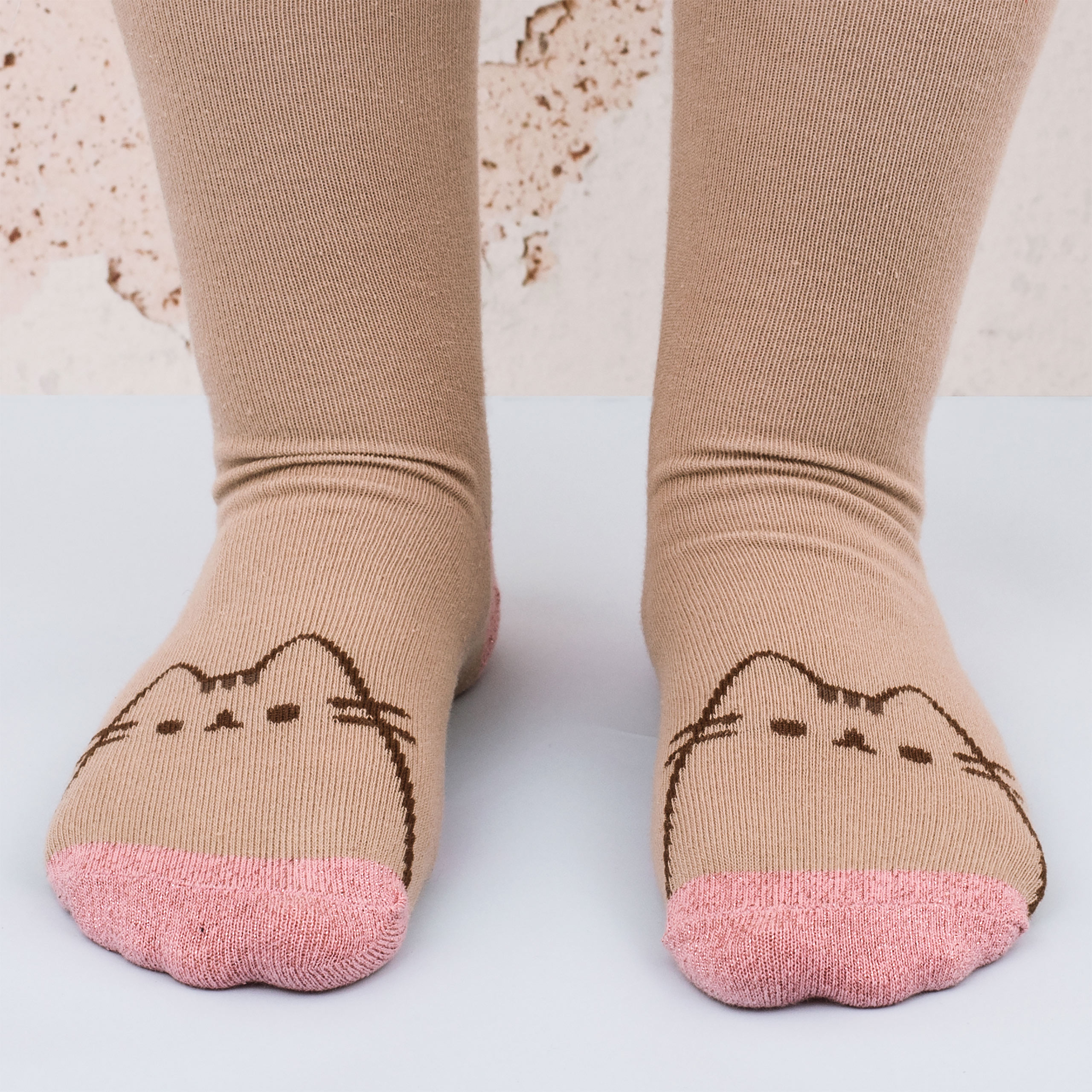 Pusheen - Pink Paw Socken und Tasse